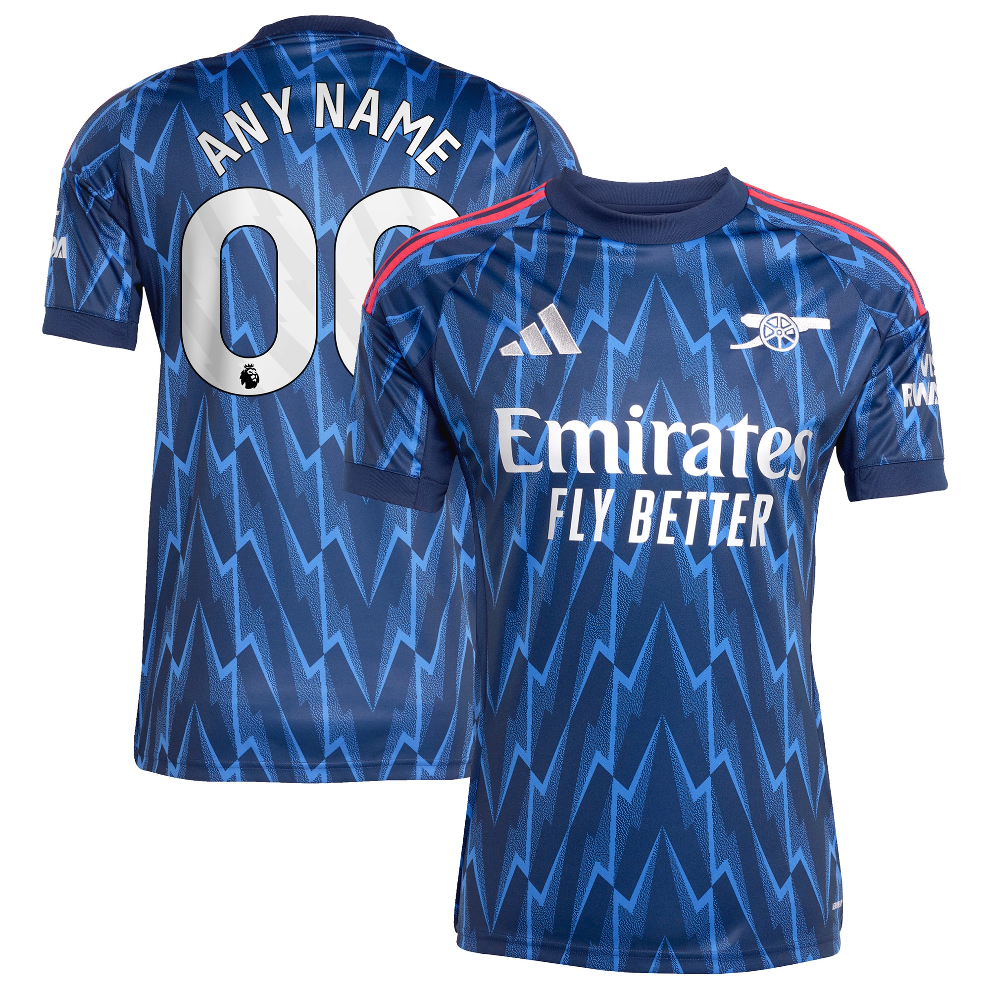Arsenal Away Soccer Jersey 2025/26 - Blue | FanWearStyle