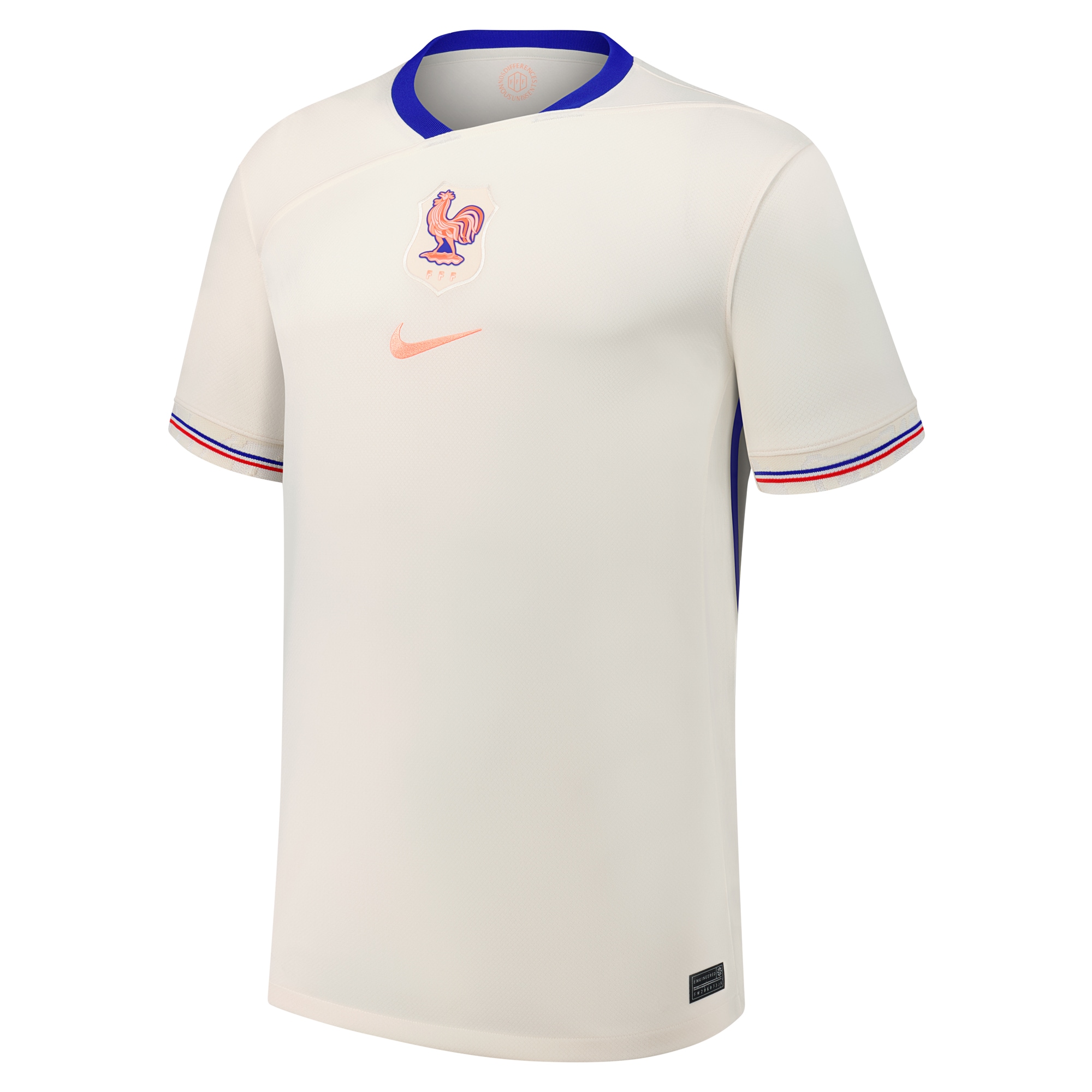France Women's National Team 2025/26 Away Replica Jersey - Cream - angle 5