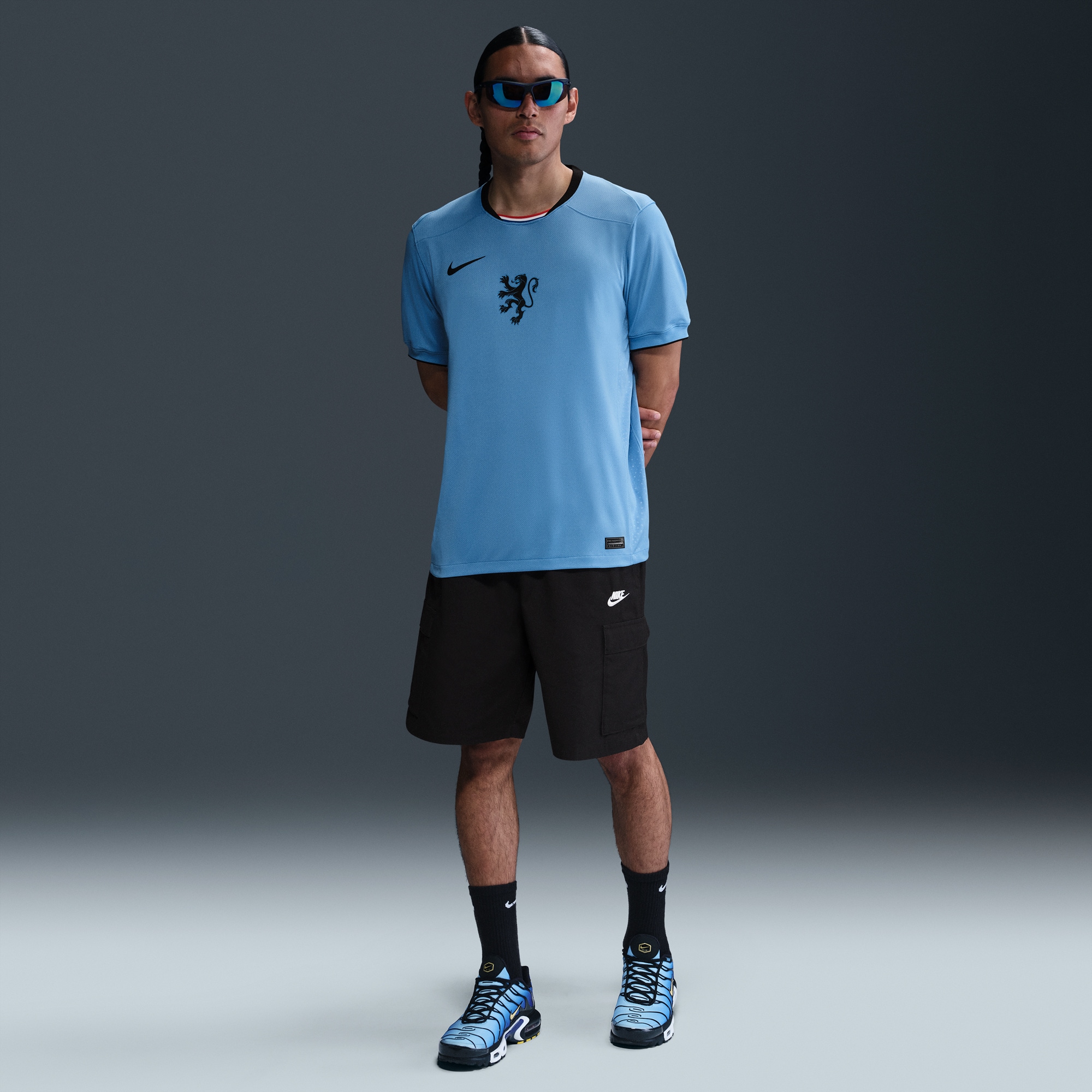 Netherlands Women's National Team 2025/26 Away Replica Jersey - Blue - angle 9