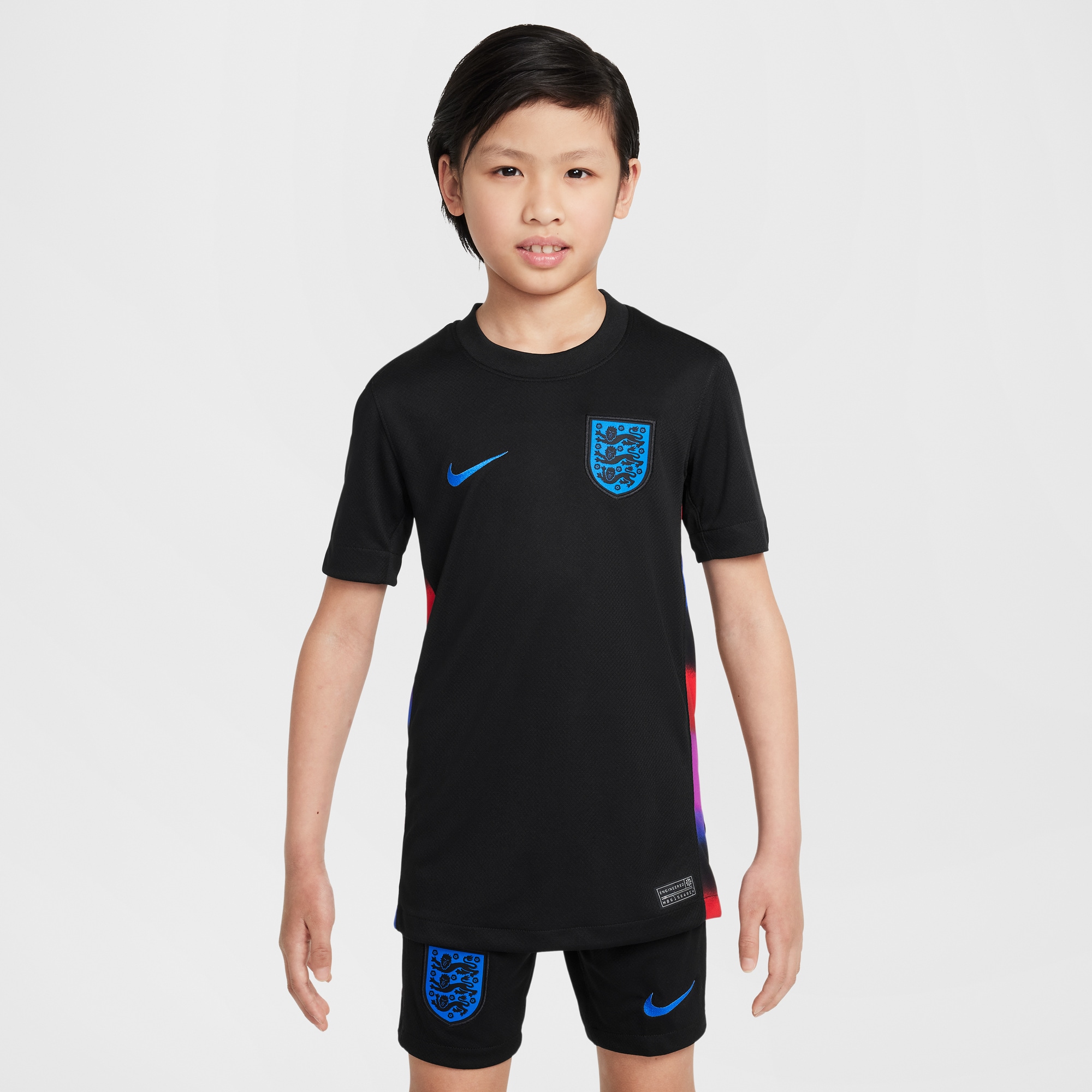 England Women's National Team Away Soccer Jersey - Black | FanWearStyle