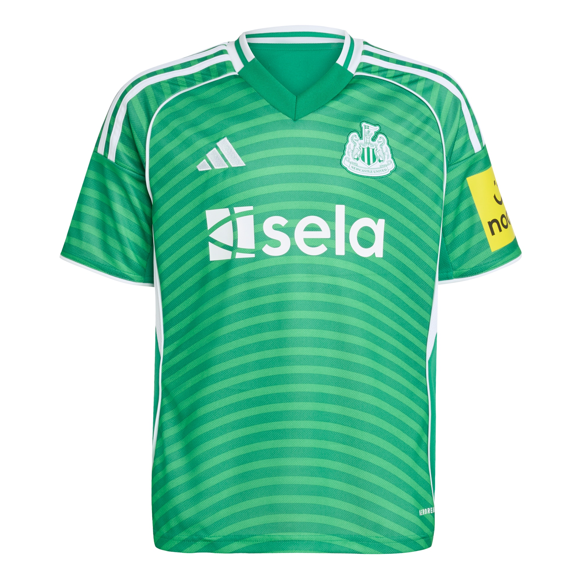 Newcastle United Youth 2025/26 Away Replica Jersey - Green - angle 4