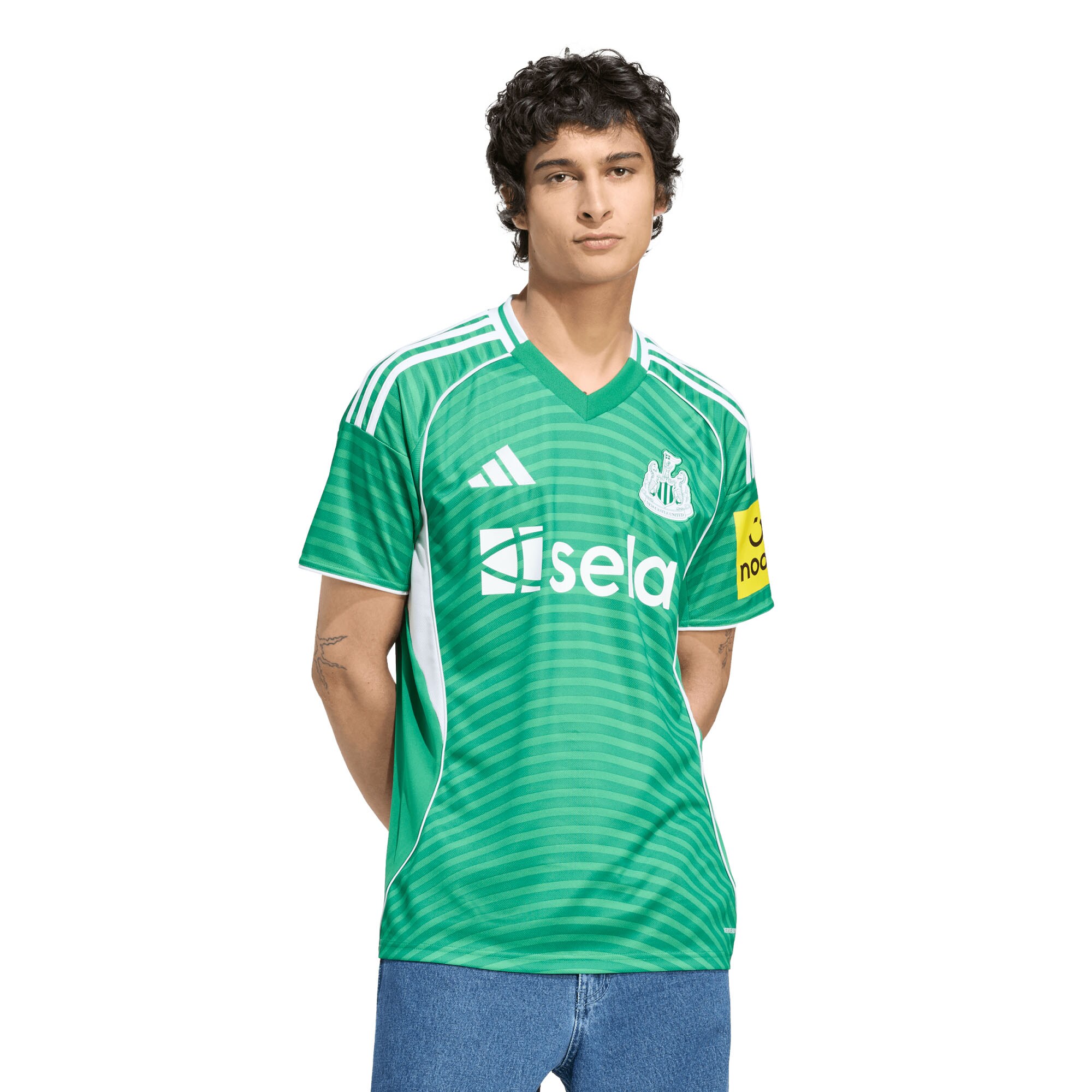 Newcastle United 2025/26 Away Replica Jersey - Green - angle 6
