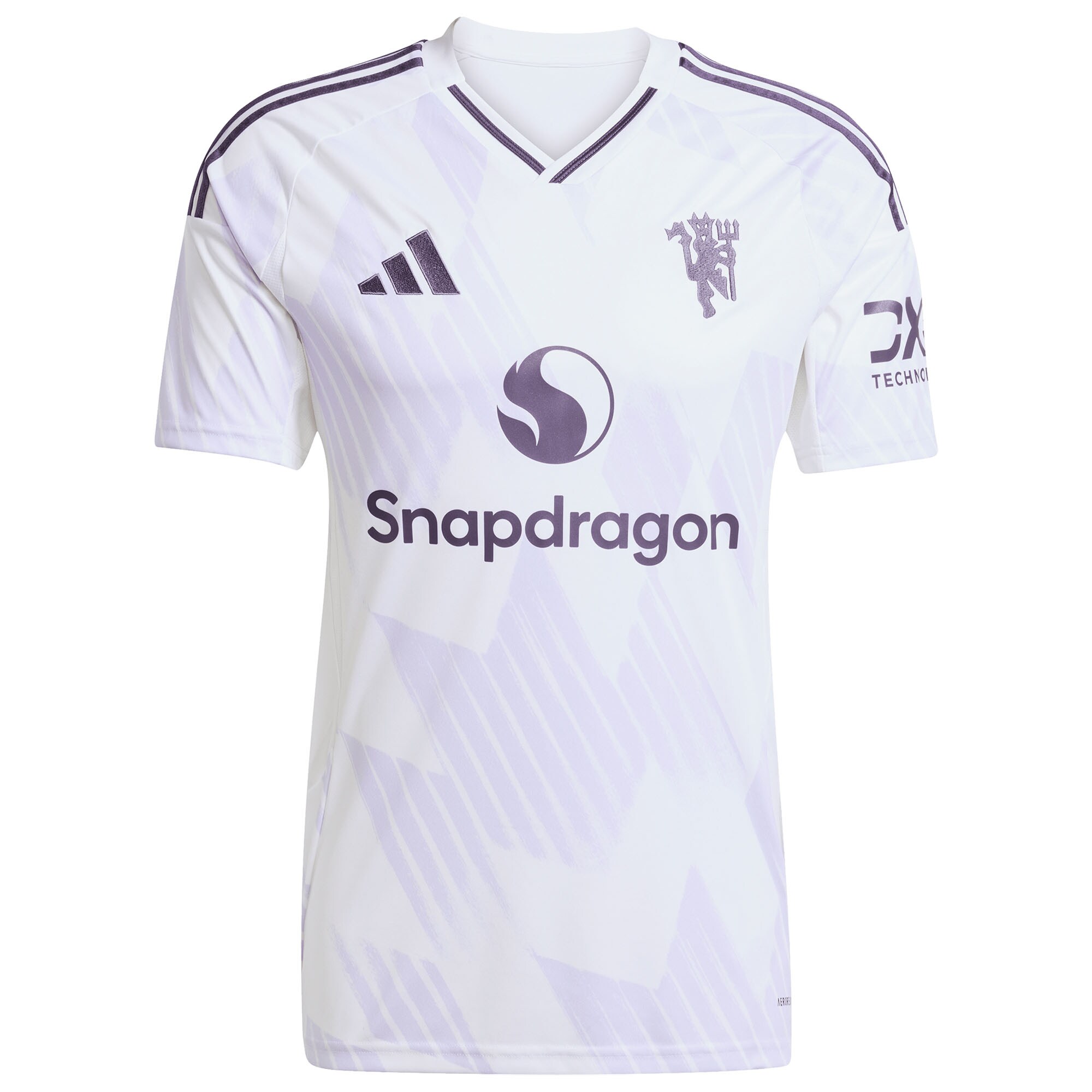 Alejandro Garnacho Manchester United 2025/26 Away Replica Player Jersey - White - angle 4