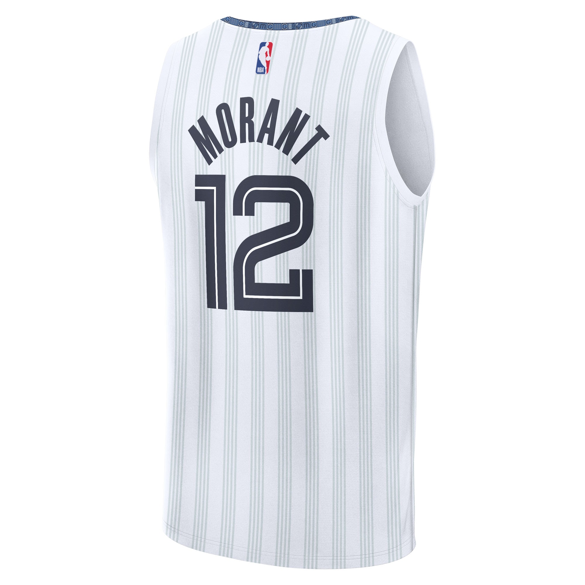 Ja Morant Memphis Grizzlies Youth 2025/26 City Edition Fast Break Jersey - White - angle 4
