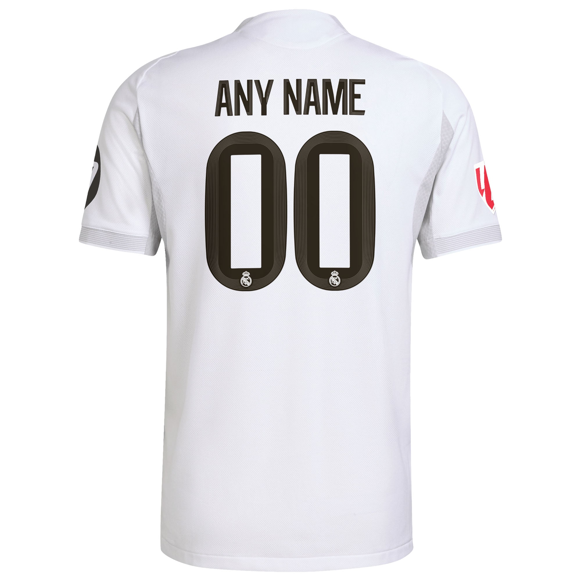 Real Madrid 2025/26 Home Custom Jersey - White - angle 5