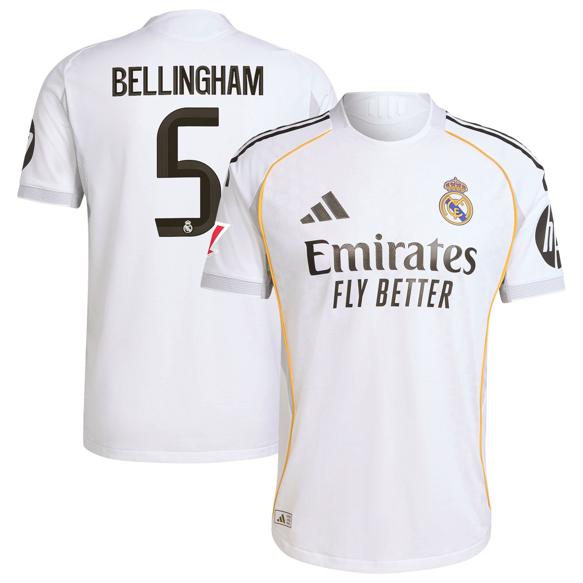 Jude Bellingham #5 Real Madrid Home Soccer Jersey - White | FanWearStyle