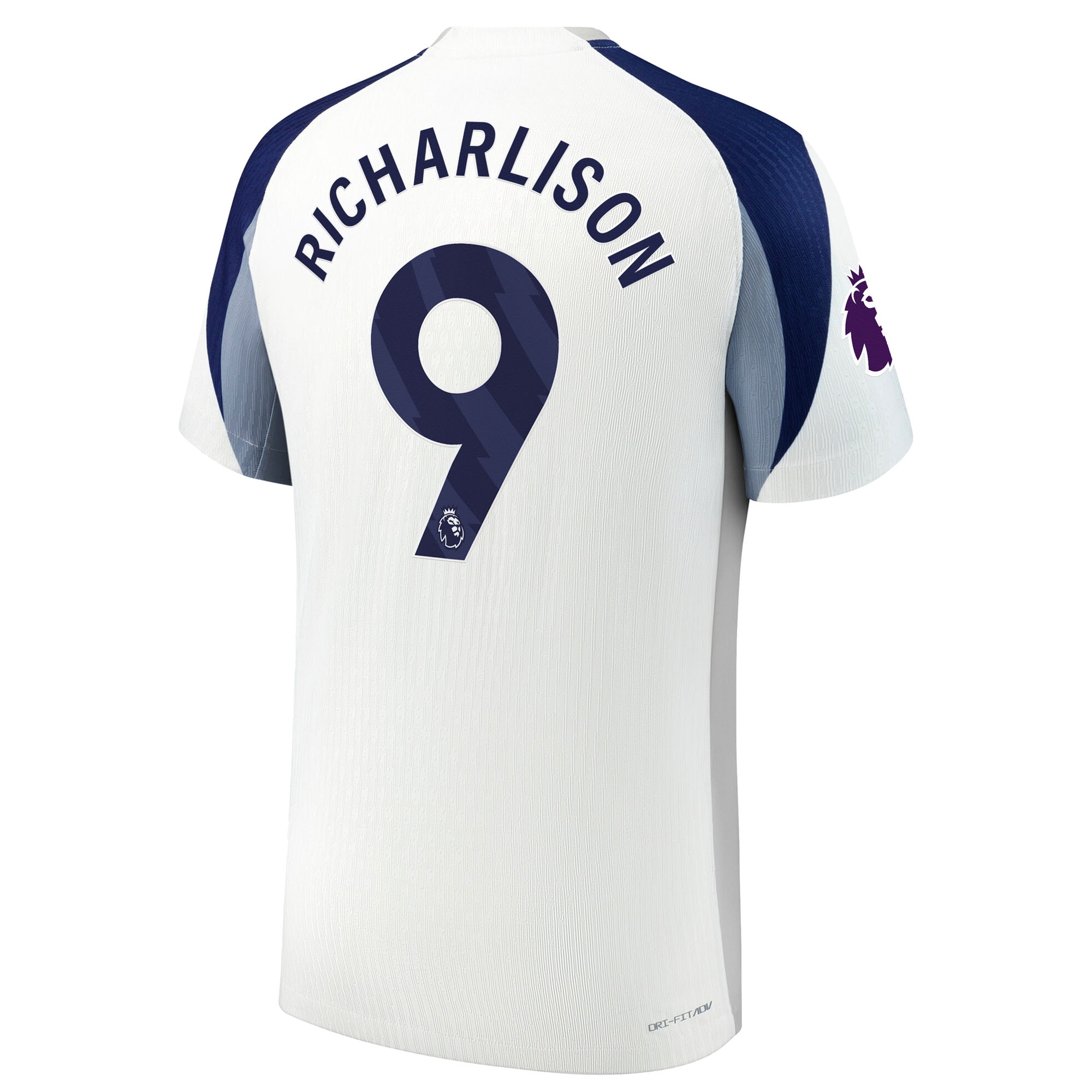 Richarlison Tottenham Hotspur 2025/26 Home Player Jersey - White - angle 5