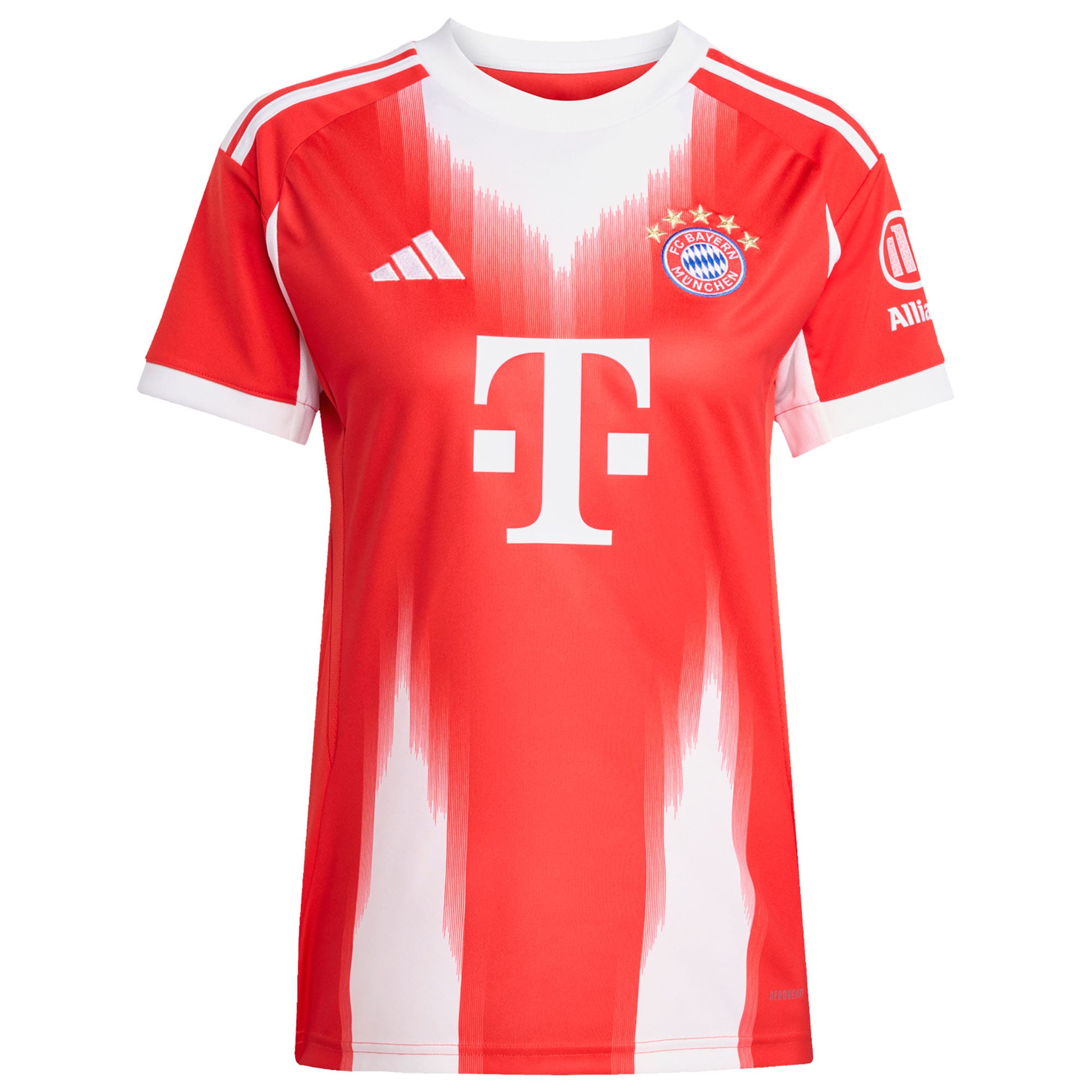 Bayern Munich Women's 2025/26 Home Replica Custom Jersey - Red - angle 4