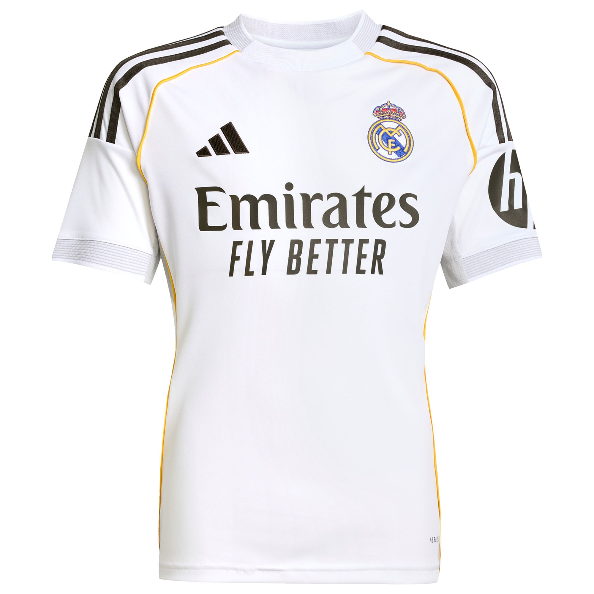 Vini Jr. Real Madrid Youth 2025/26 Home Replica Jersey - White - angle 4