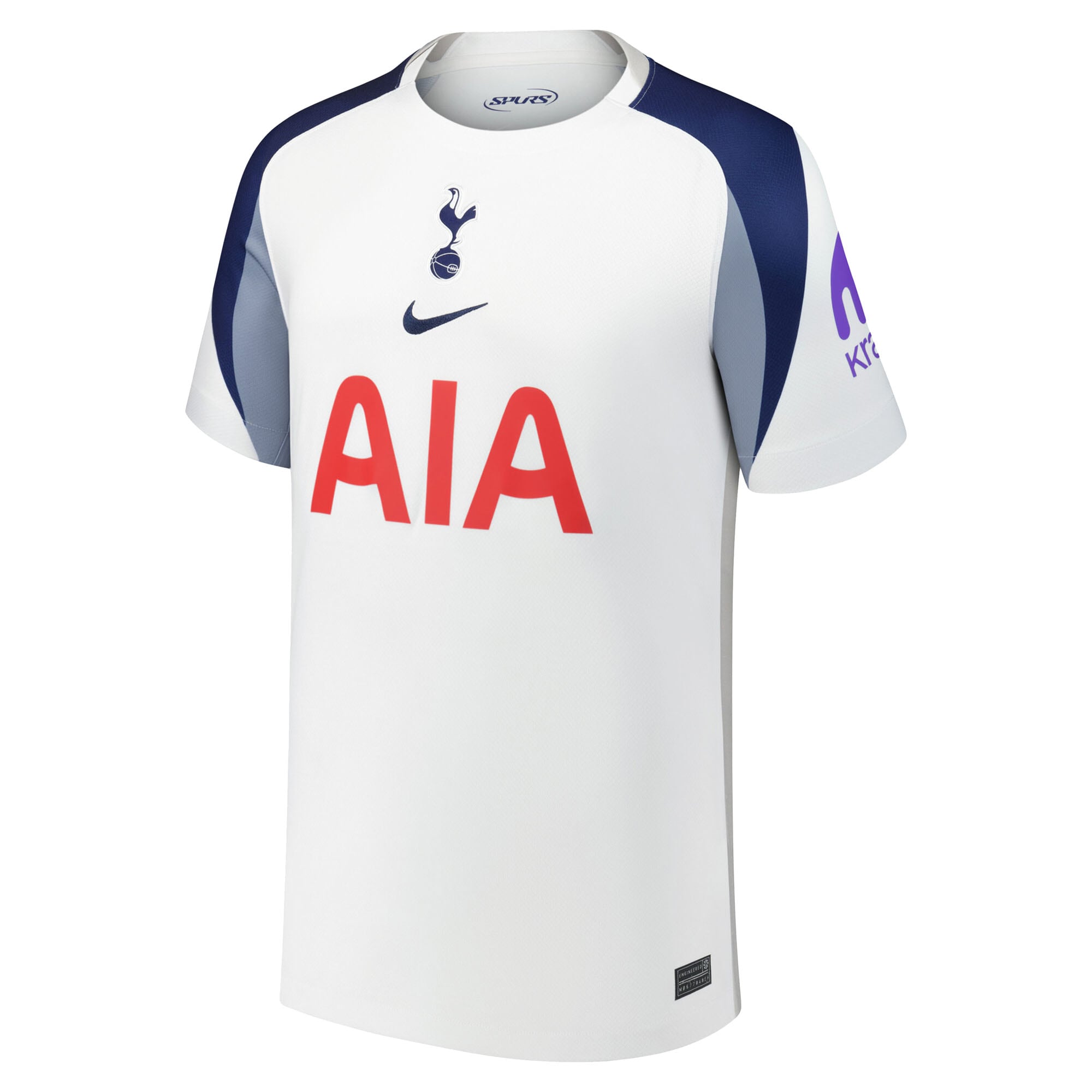 Tottenham Hotspur Youth 2025/26 Home Replica Custom Jersey - White - angle 4