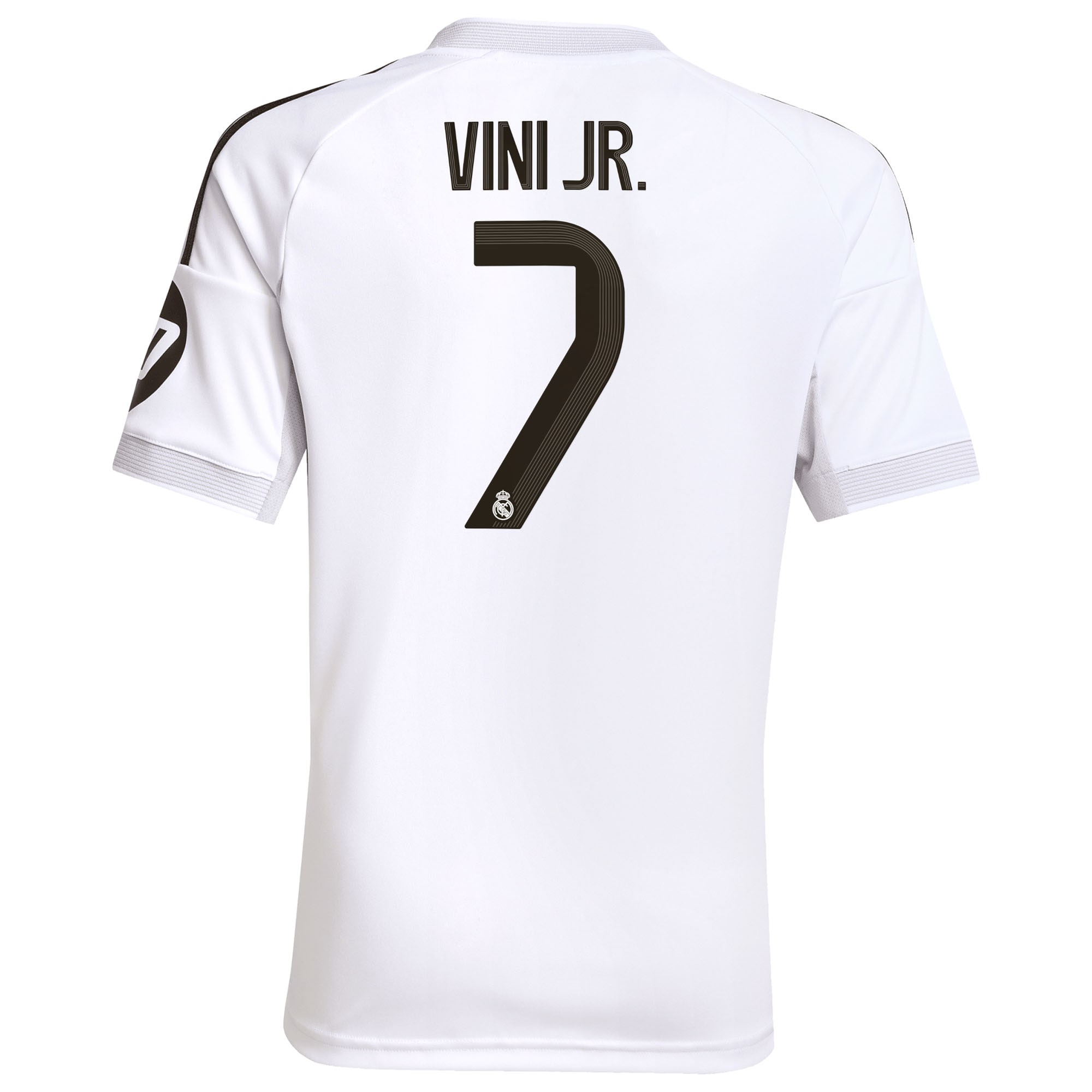 Vini Jr. Real Madrid Youth 2025/26 Home Replica Jersey - White - angle 5