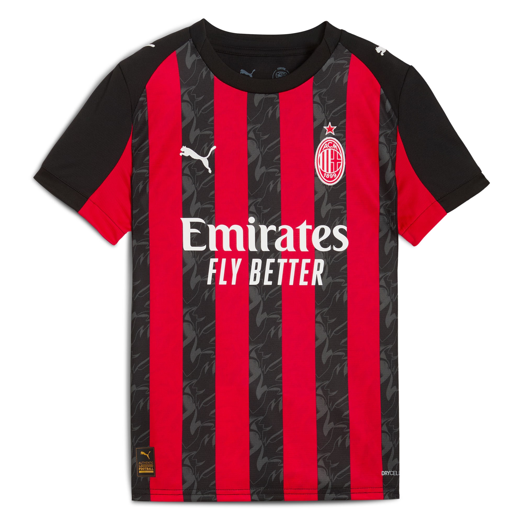 AC Milan Youth 2025/26 Home Replica Jersey - Red - angle 5