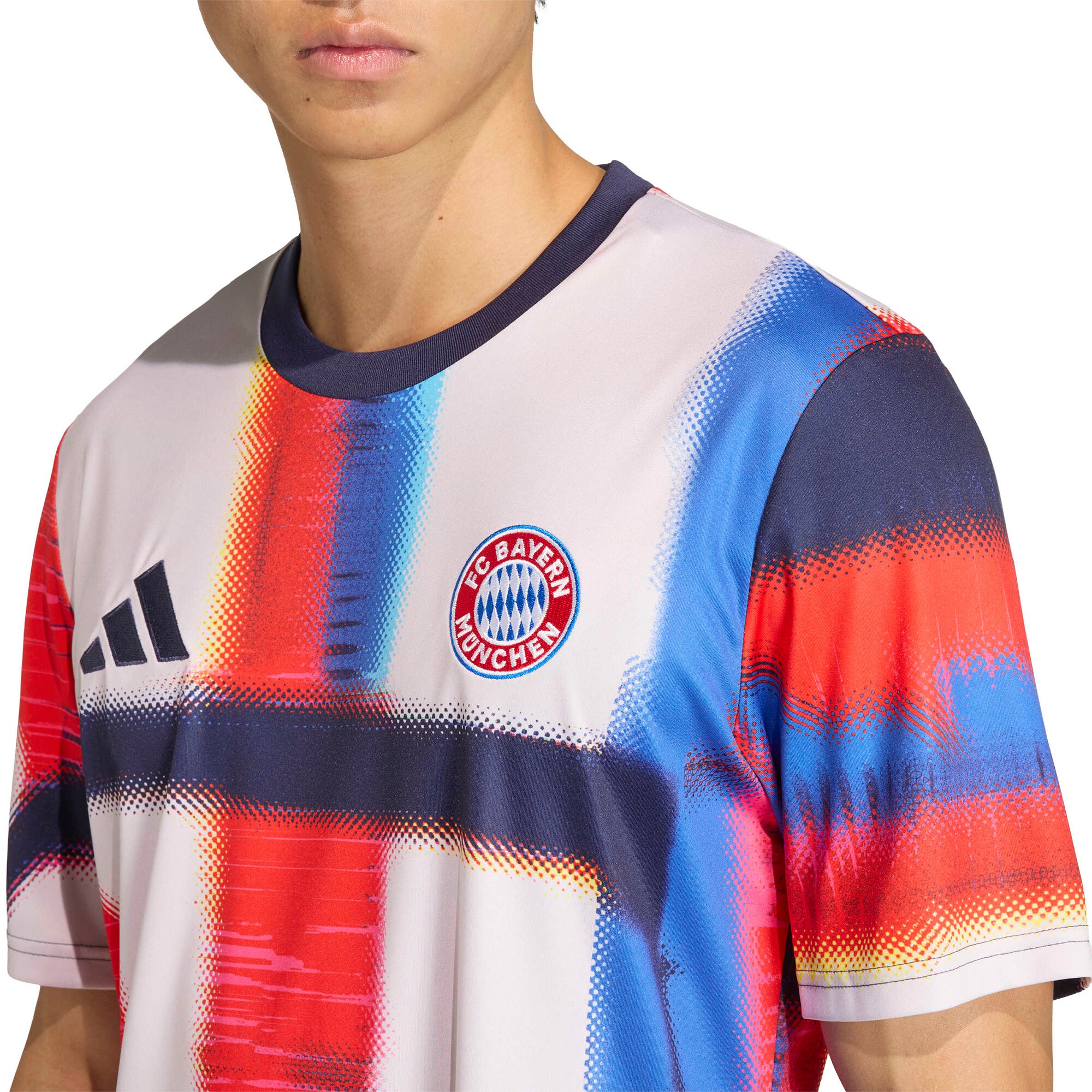 Bayern Munich 2025/26 Pre-Match Training Jersey - Navy - angle 6