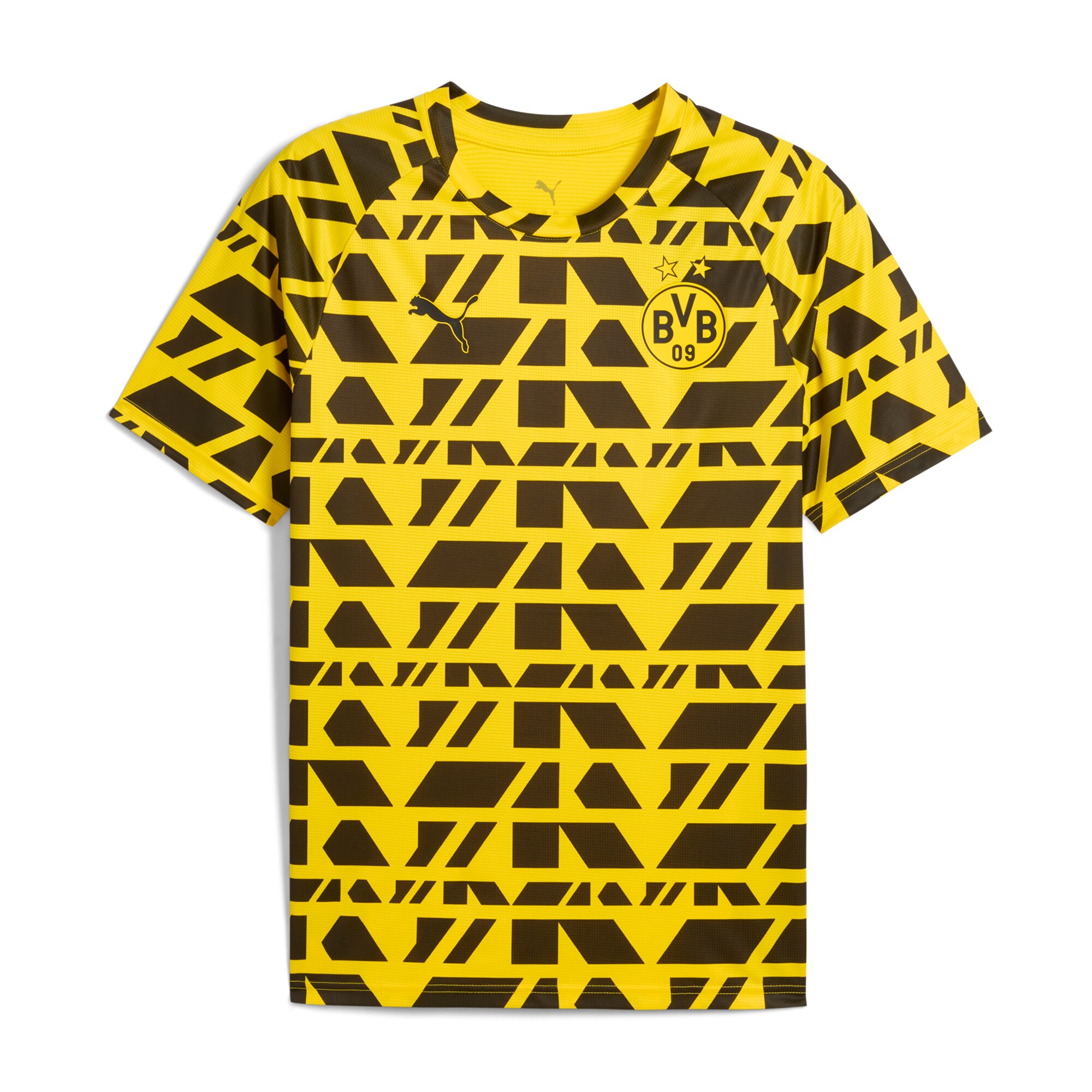 Borussia Dortmund 2025/26 Pre-Match Training Jersey - Yellow - angle 3