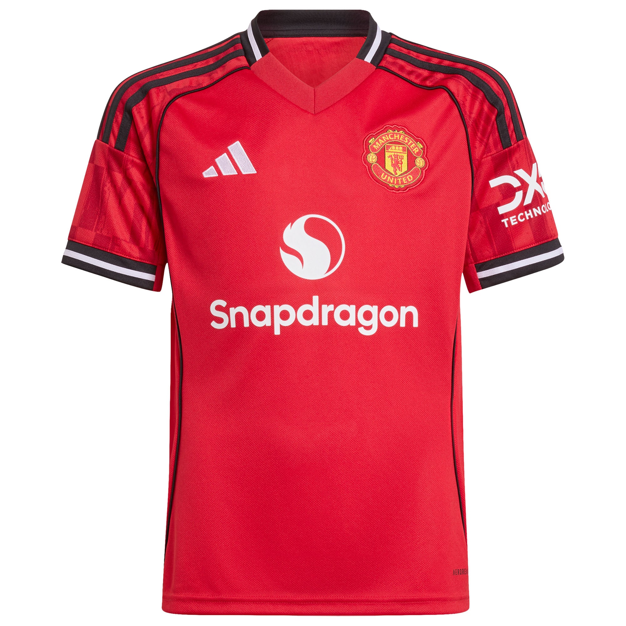 Marcus Rashford Manchester United Youth Home 2025/26 Replica Player Jersey - Red - angle 4