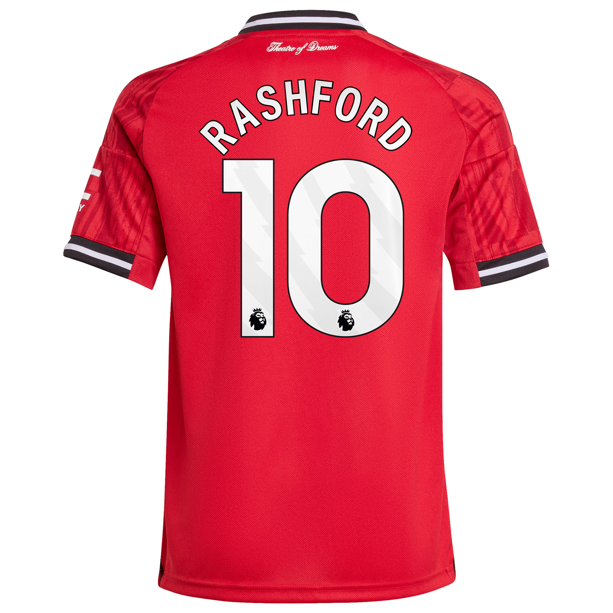 Marcus Rashford Manchester United Youth Home 2025/26 Replica Player Jersey - Red - angle 5