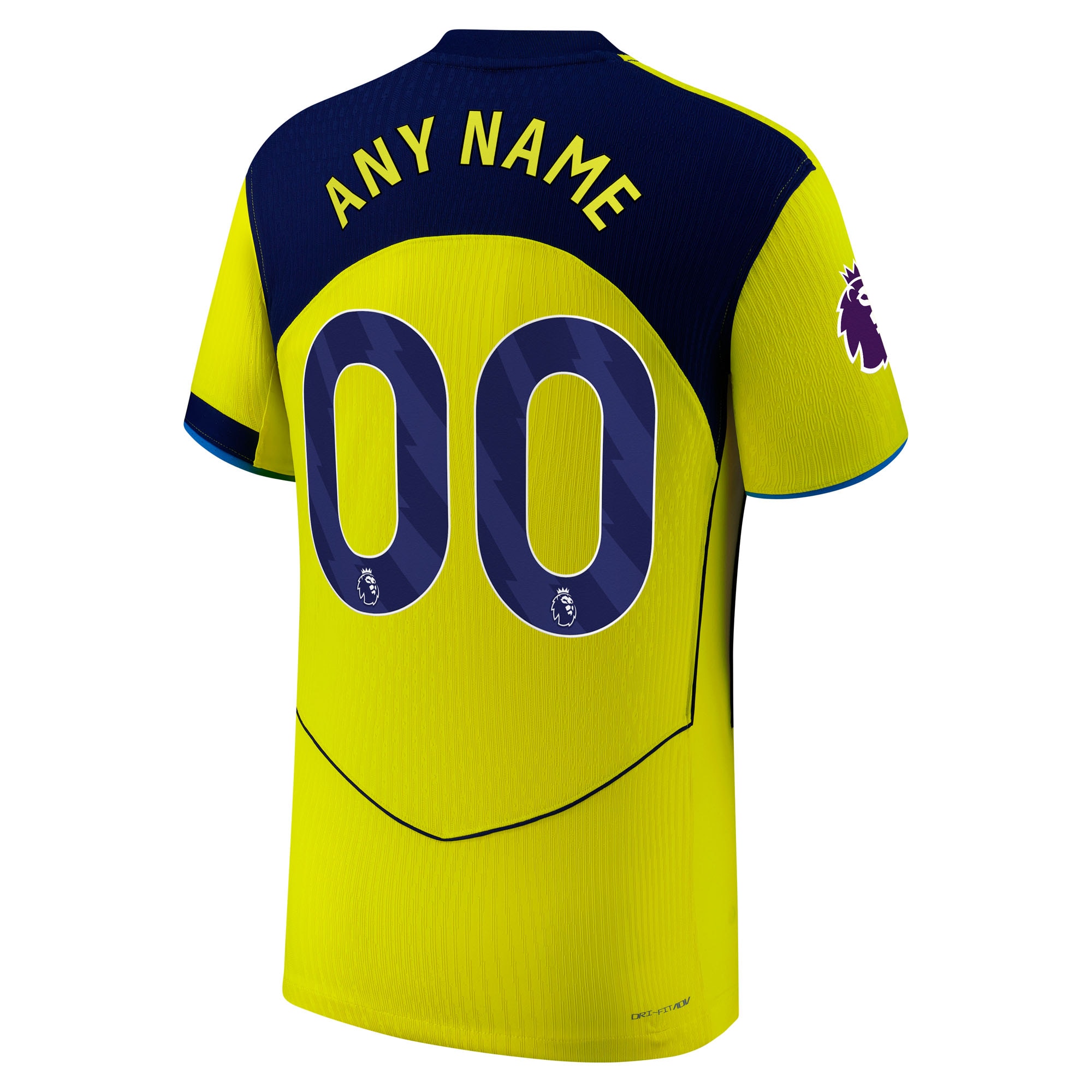 Tottenham Hotspur 2025/26 Third Custom Jersey - Yellow - angle 5
