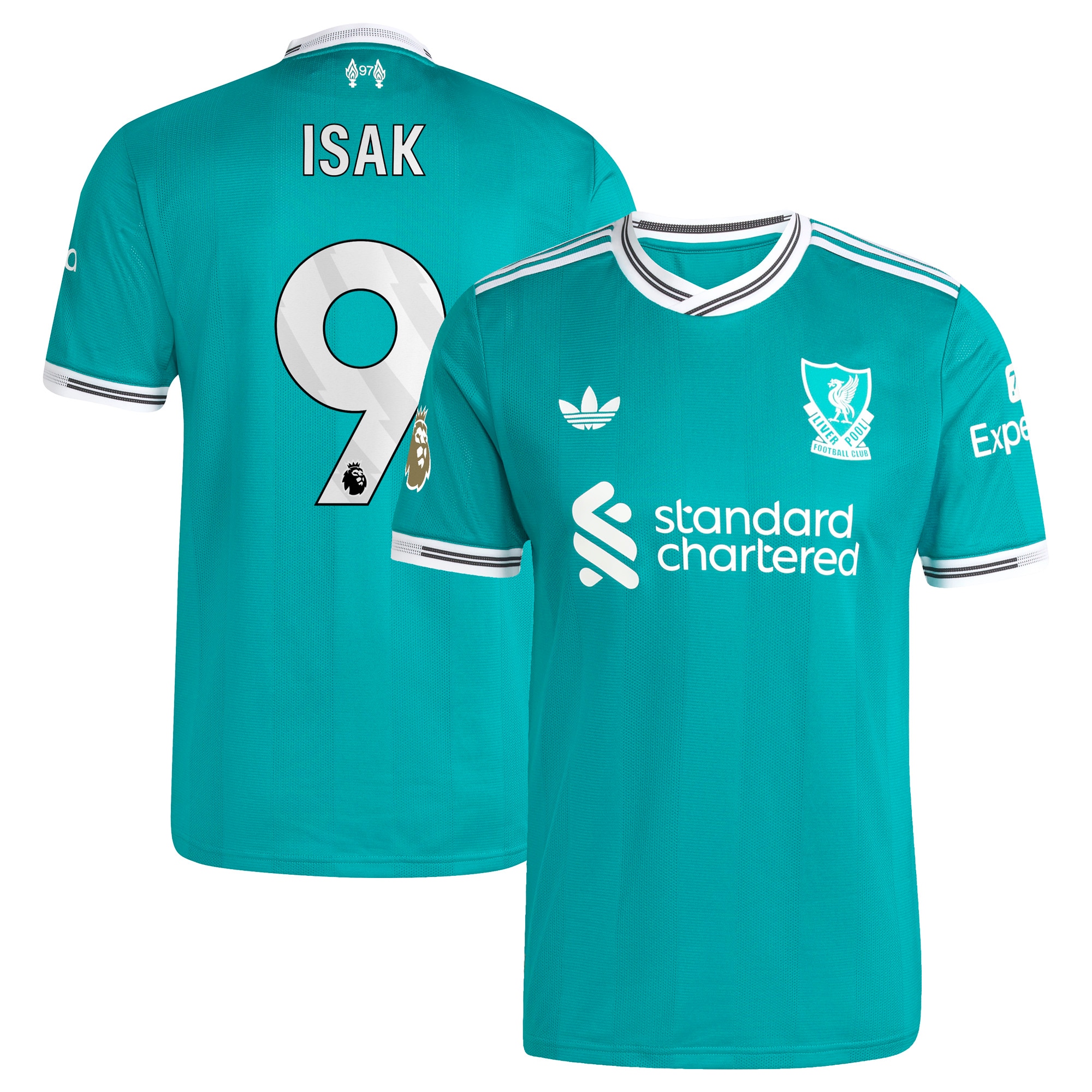 Alexander Isak Third Soccer Jersey 2025/26 - Green | FanWearStyle