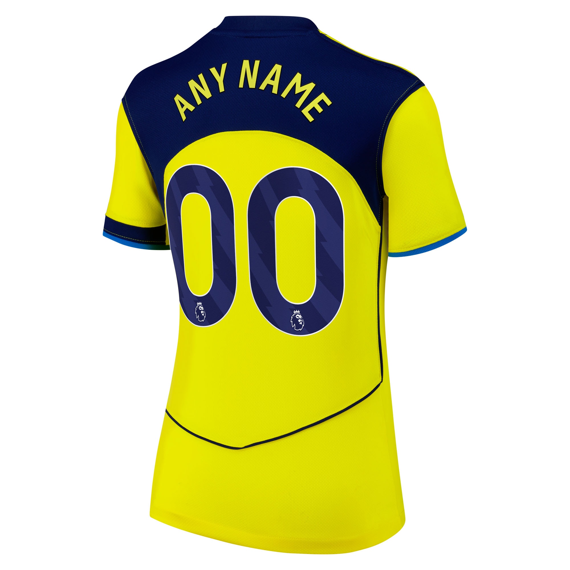 Tottenham Hotspur Women's 2025/26 Third Replica Custom Jersey - Yellow - angle 5