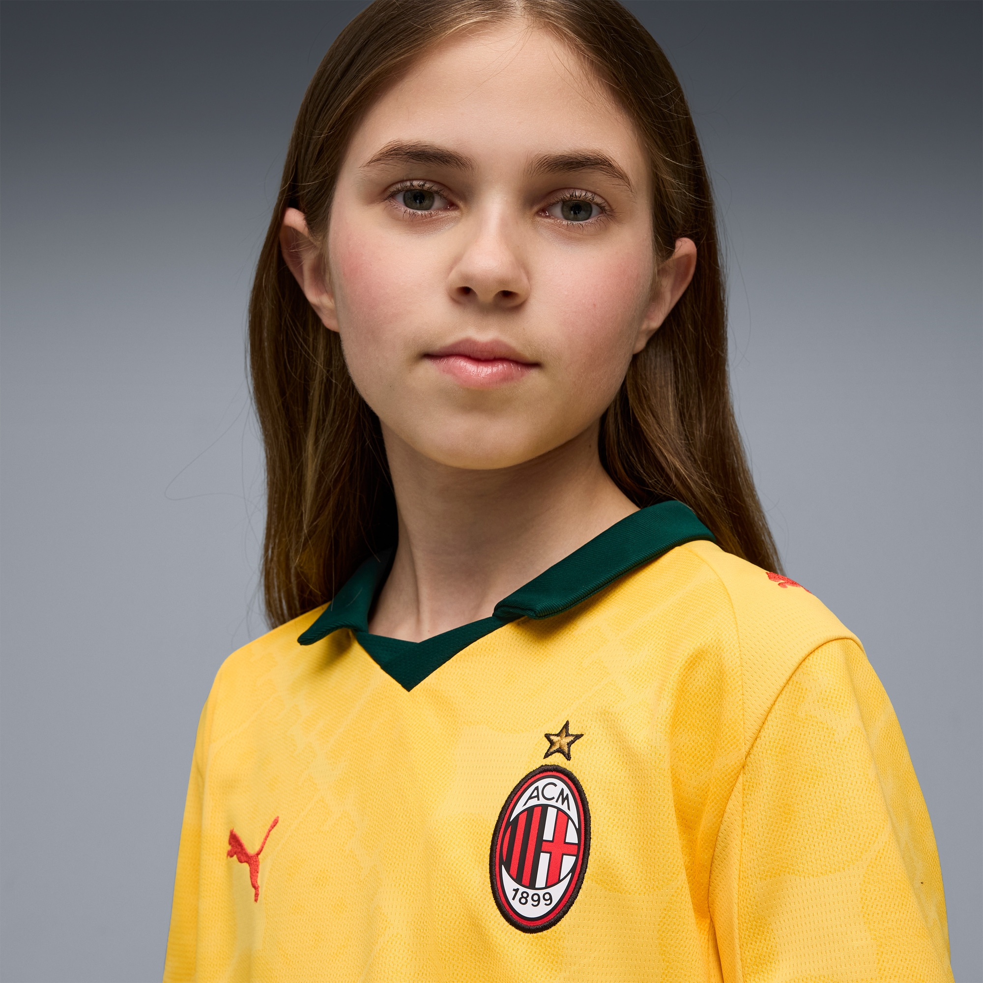 AC Milan Youth 2025/26 Third Replica Jersey - Yellow - angle 6