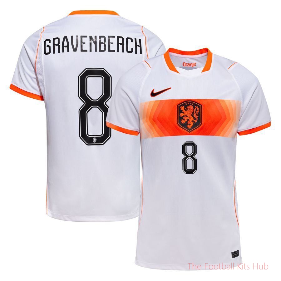 Holland Away Shirt World Cup 2026 GRAVENBERCH 8