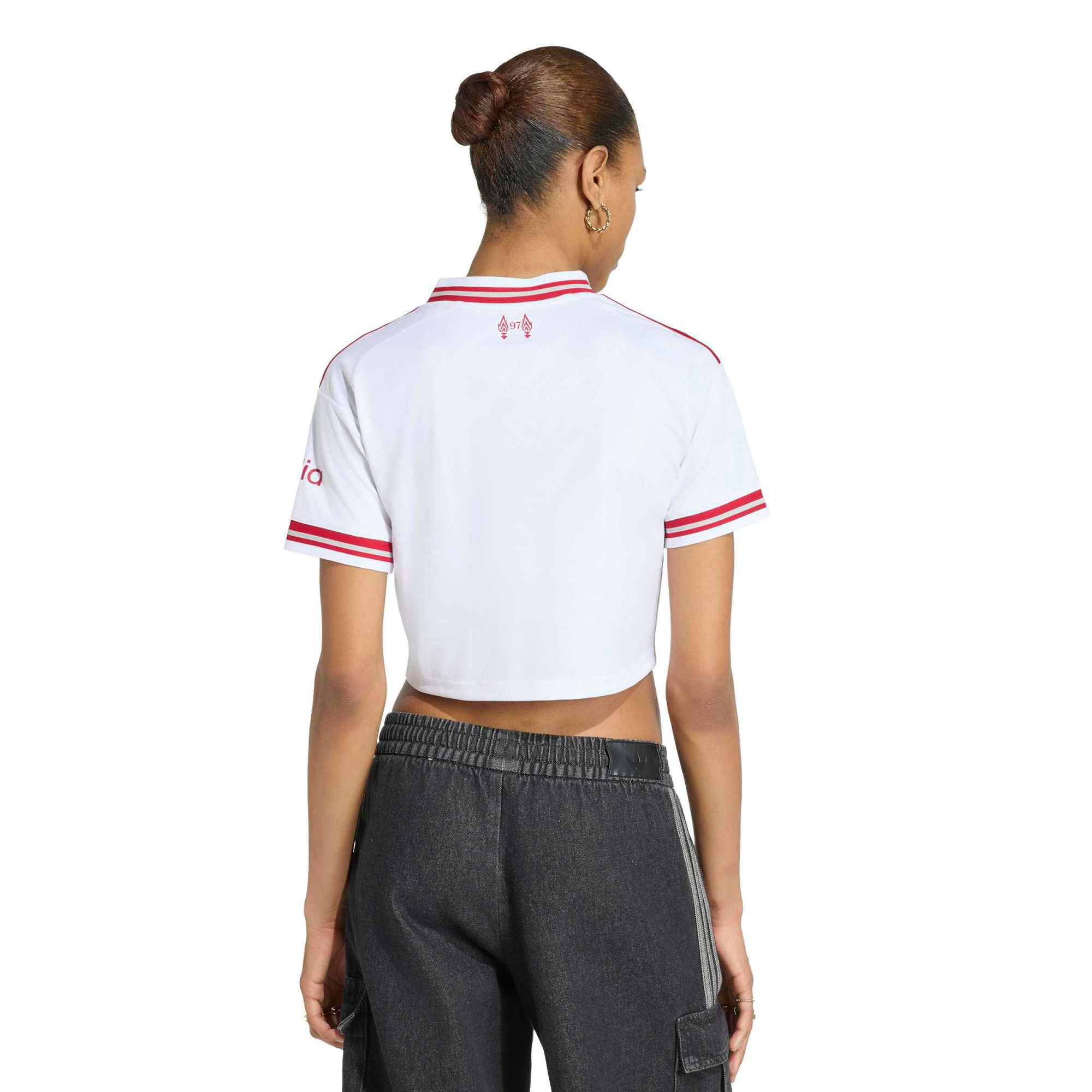 Liverpool Women's 2026/27 Away Cropped Replica Jersey - White - angle 4