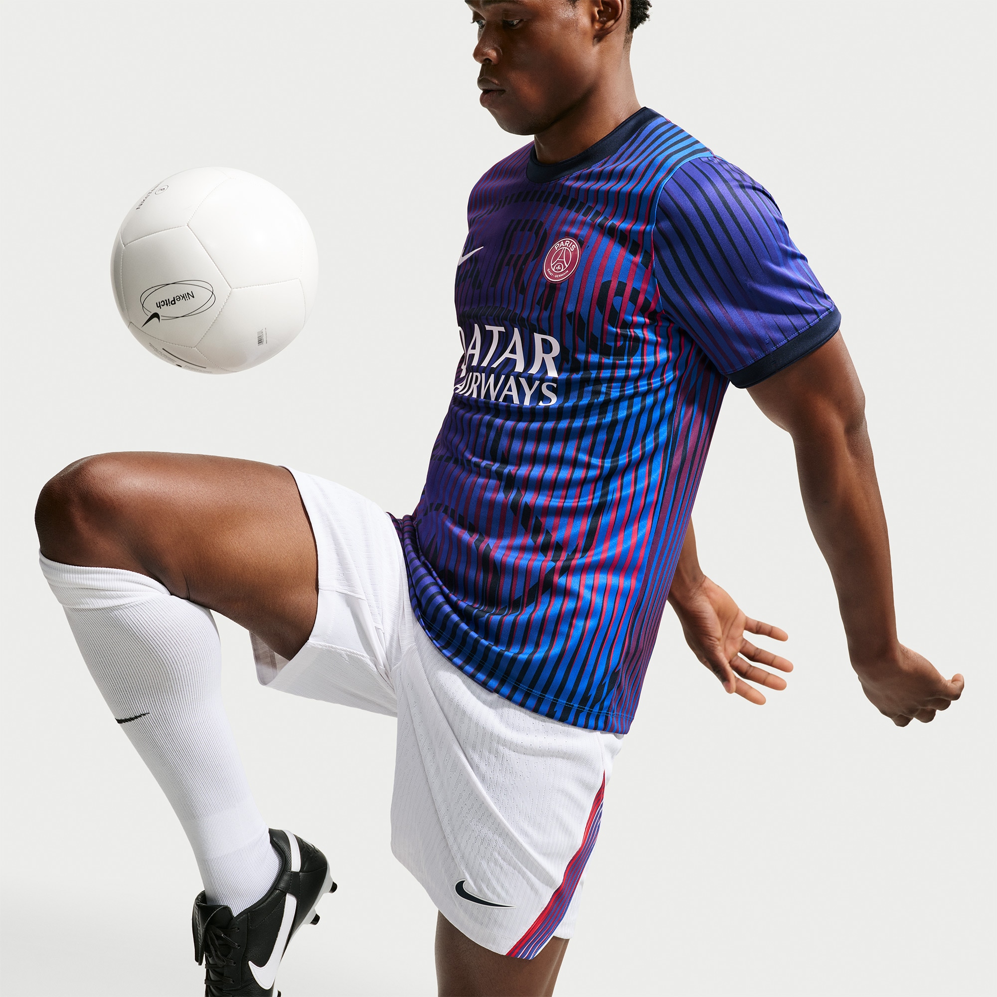 Paris Saint-Germain 2026/27 Away Dri-FIT Pre-Match Jersey Top - Navy - angle 7