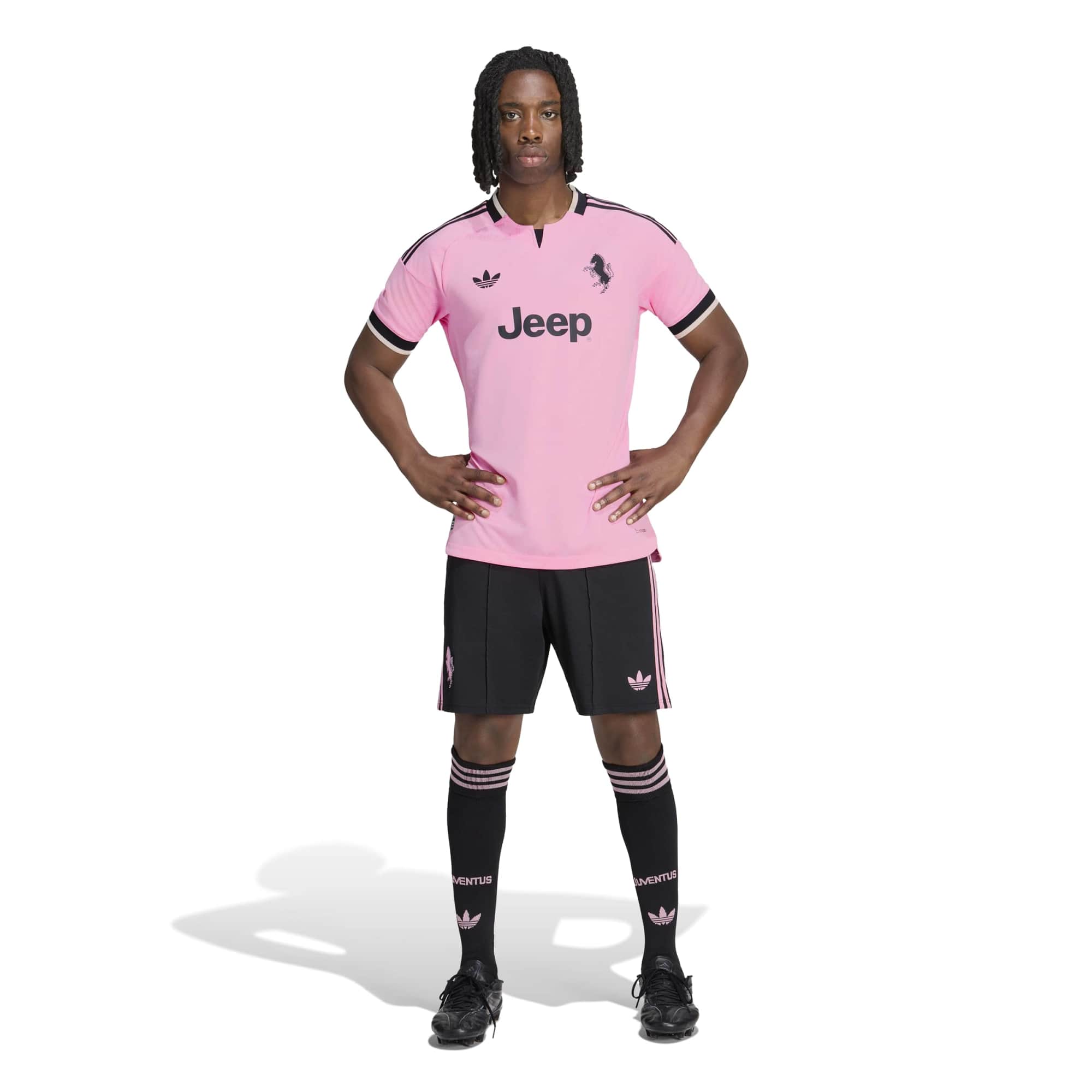 Juventus 2026/27 Away On-Field Jersey - Pink - angle 4