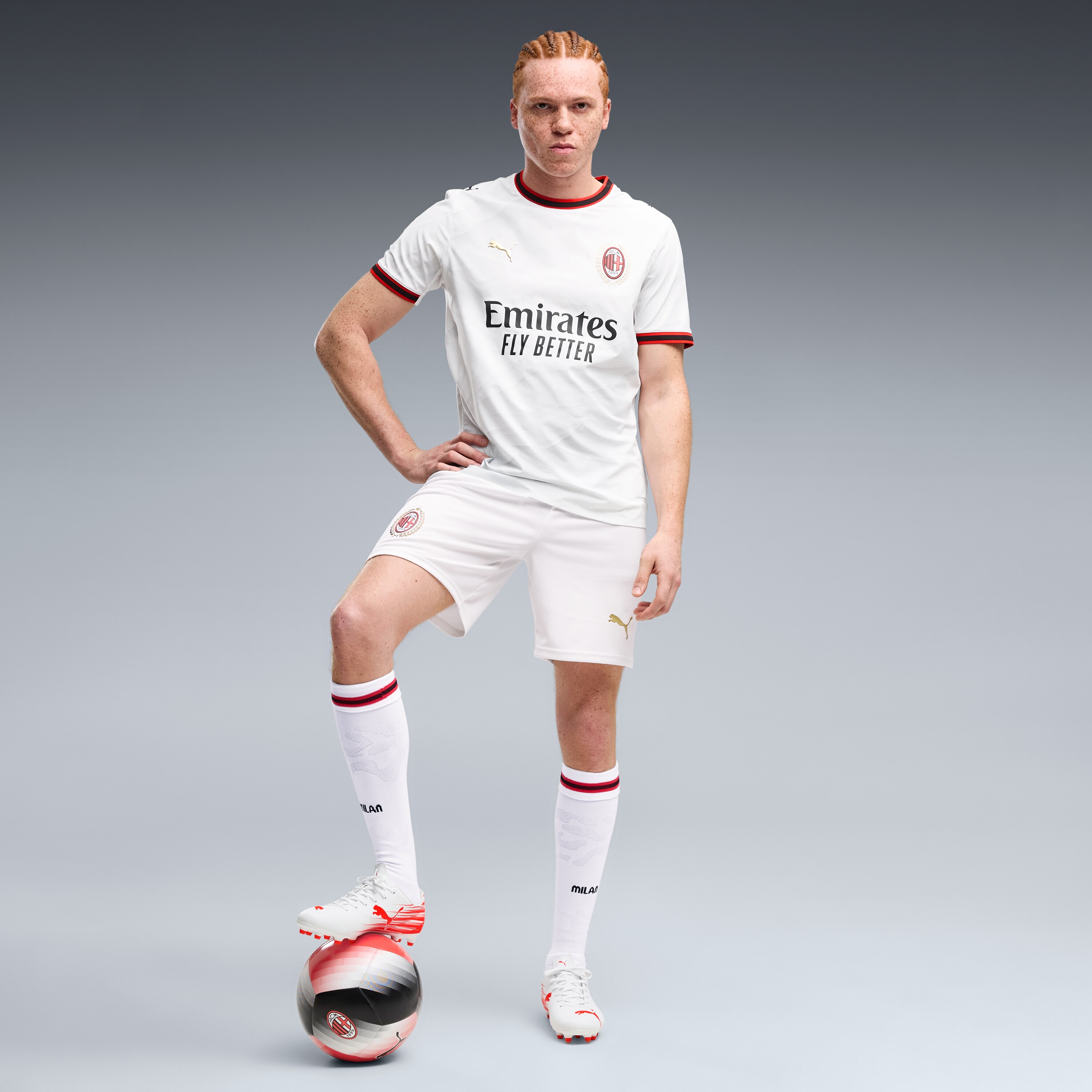 AC Milan 2026/27 Away On-Field Jersey - White - angle 7