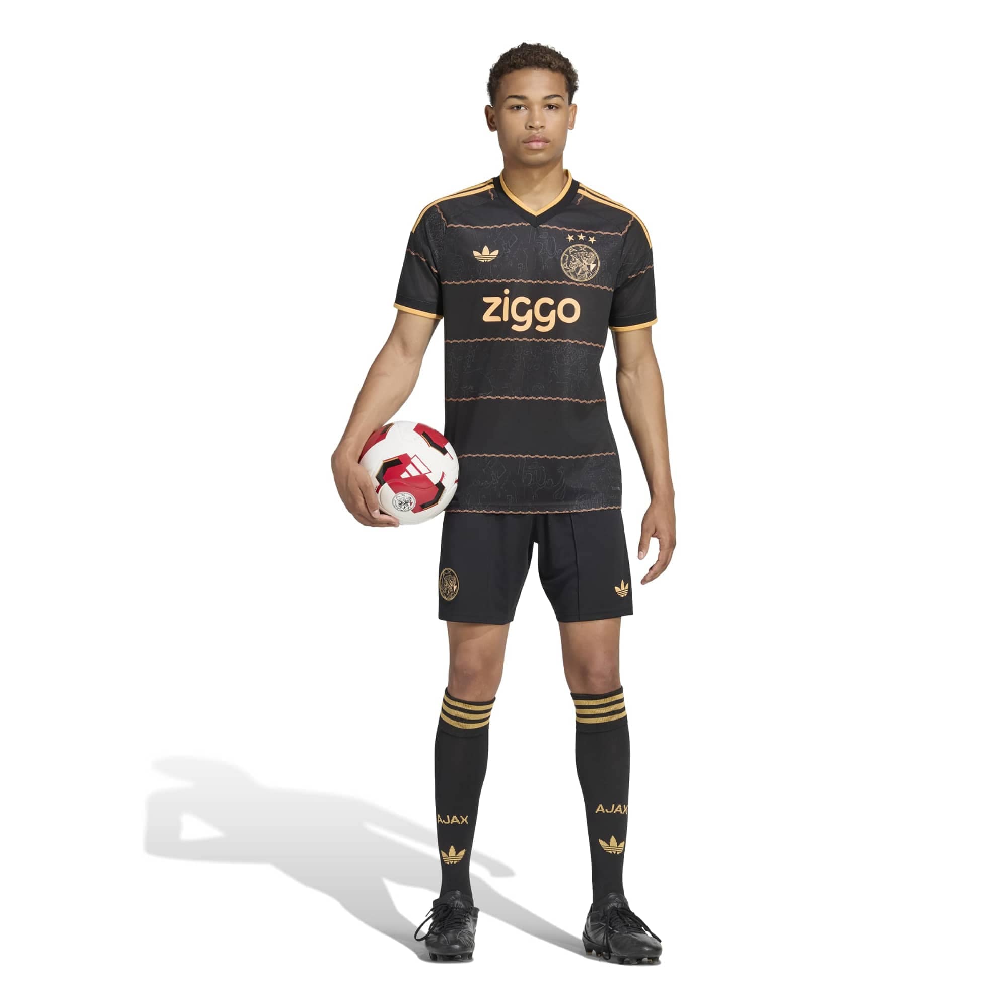 Ajax 2026/27 Away Replica Jersey - Black - angle 5