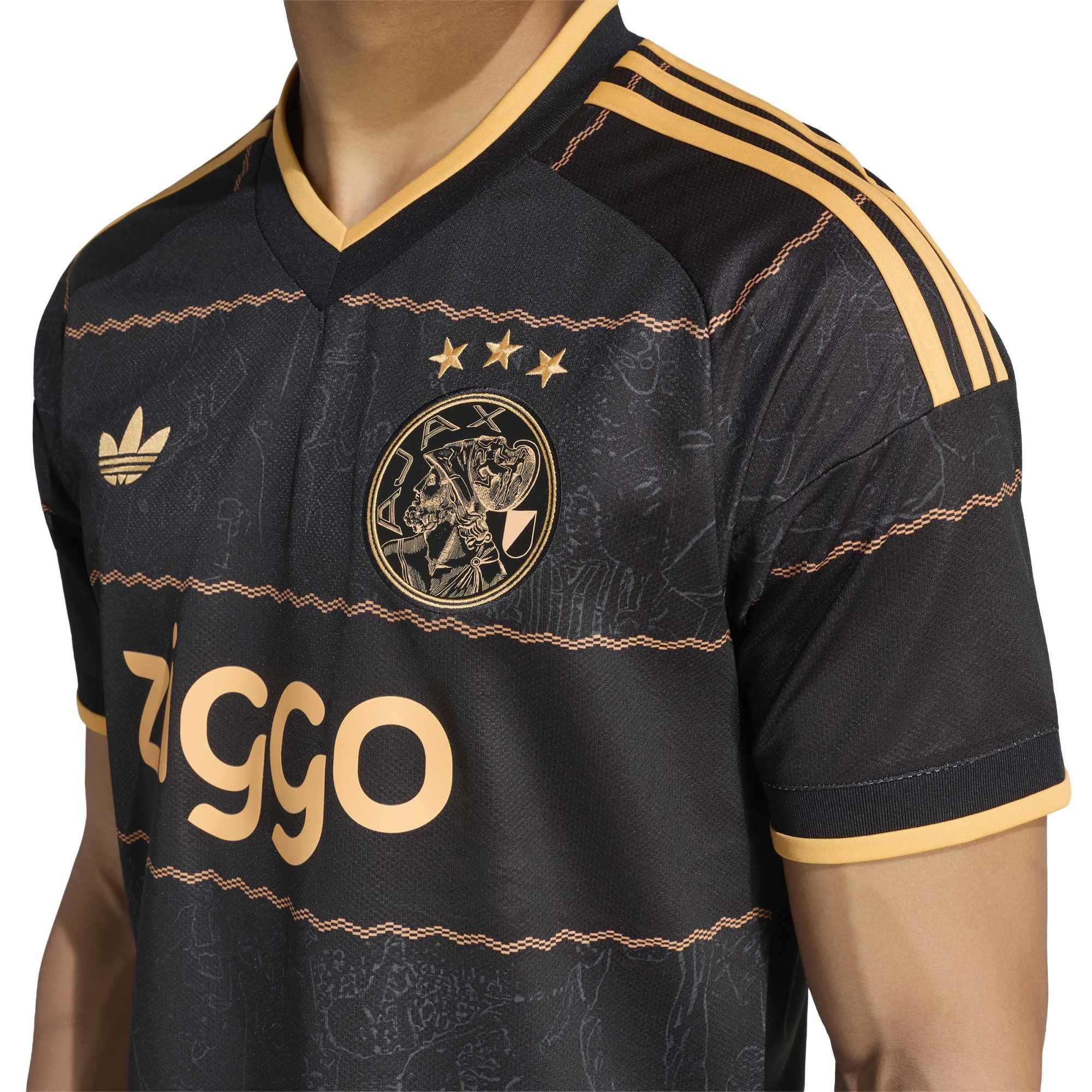 Ajax 2026/27 Away Replica Jersey - Black - angle 8