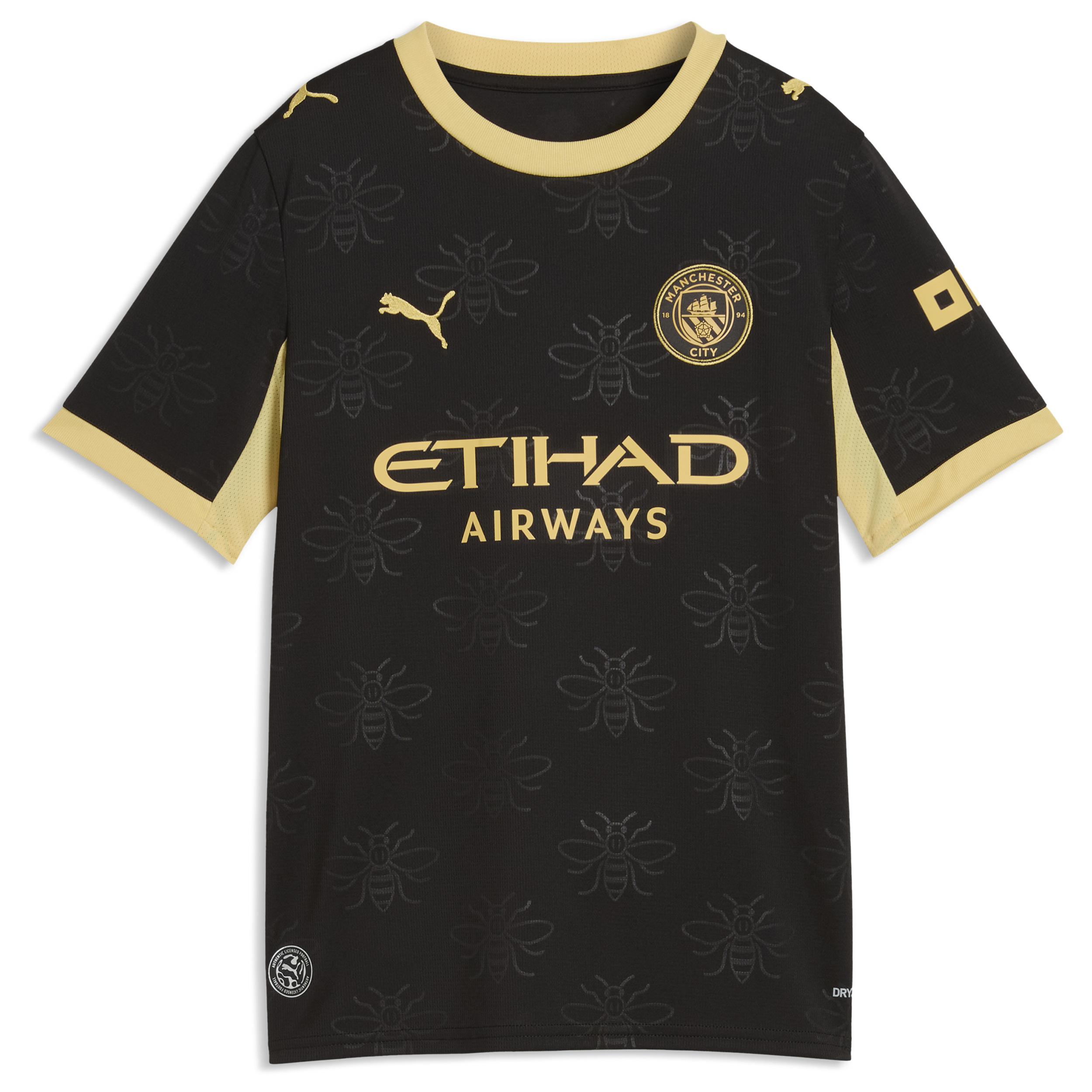 Manchester City Youth 2026/27 Away Replica Jersey - Black - angle 3
