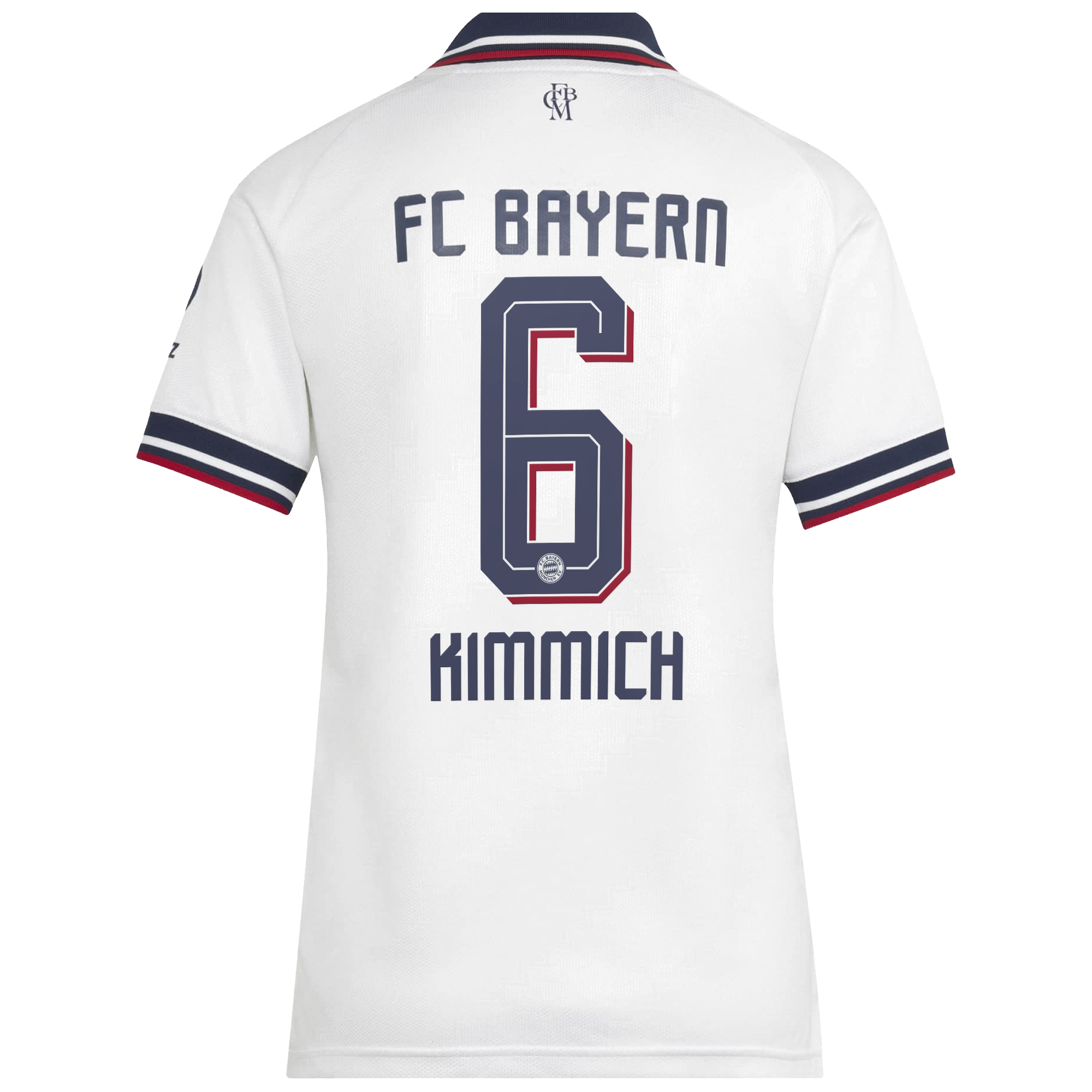 Joshua Kimmich Bayern Munich Women's 2026/27 Away Replica Jersey - White - angle 4