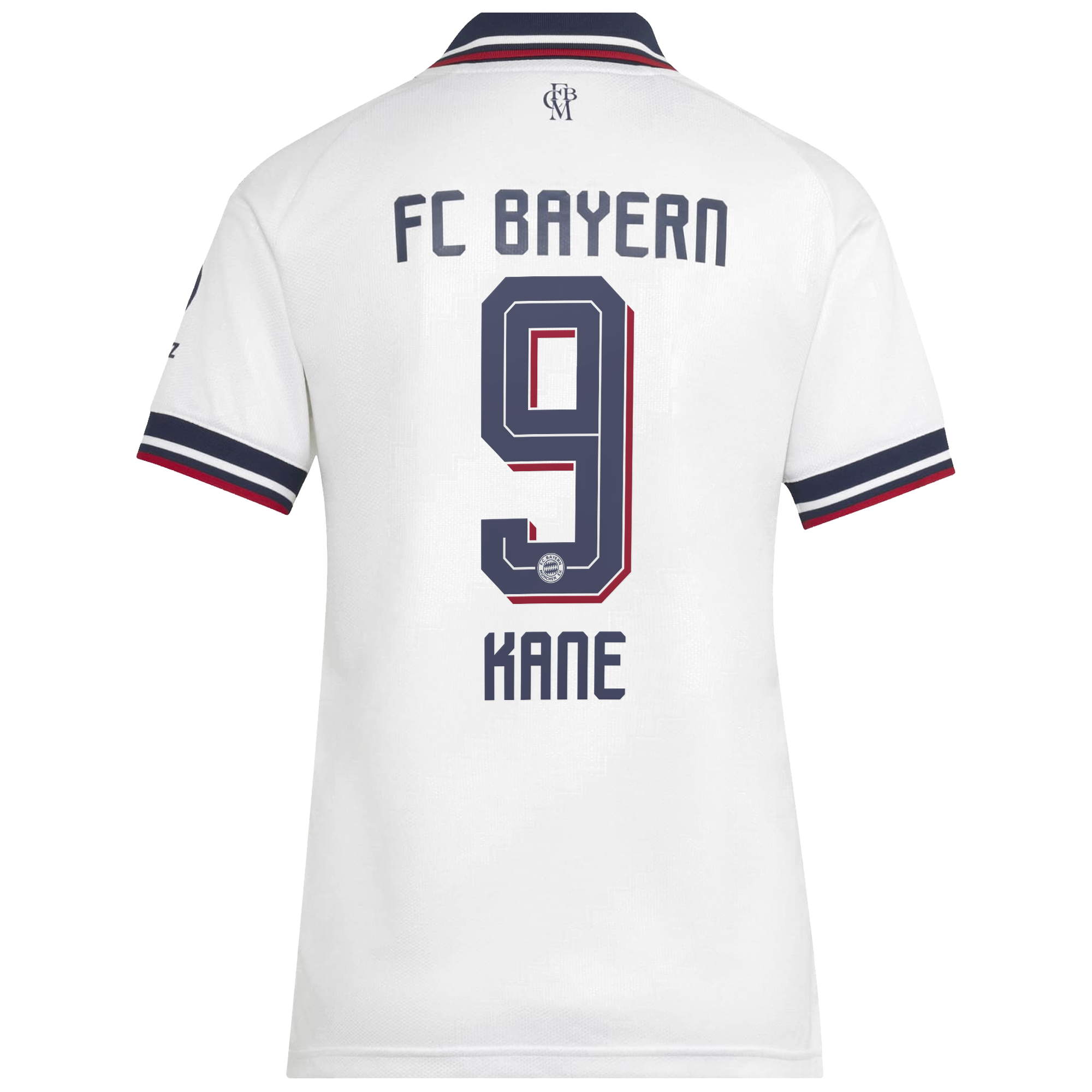 Harry Kane #9 Bayern Munich Women's 2026/27 Away Replica Jersey - White - angle 4