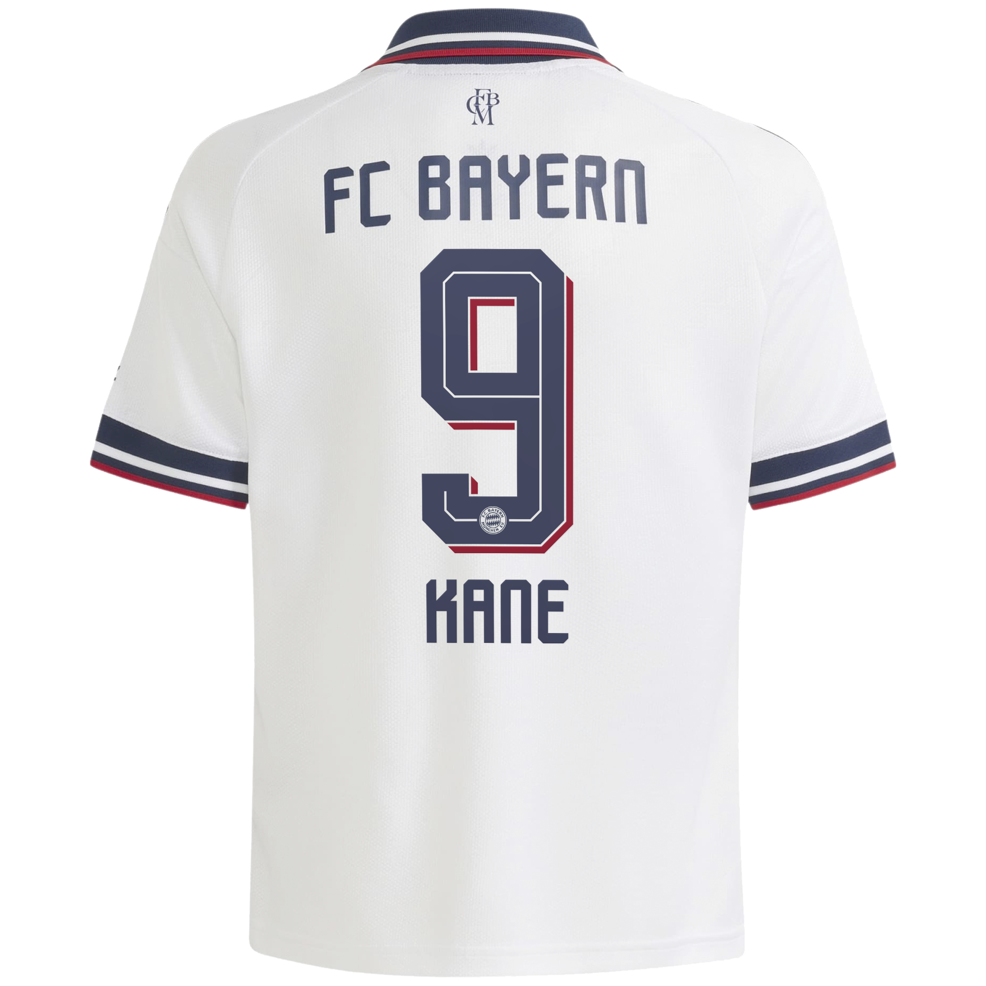 Harry Kane #9 Bayern Munich Youth 2026/27 Away Replica Jersey - White - angle 2