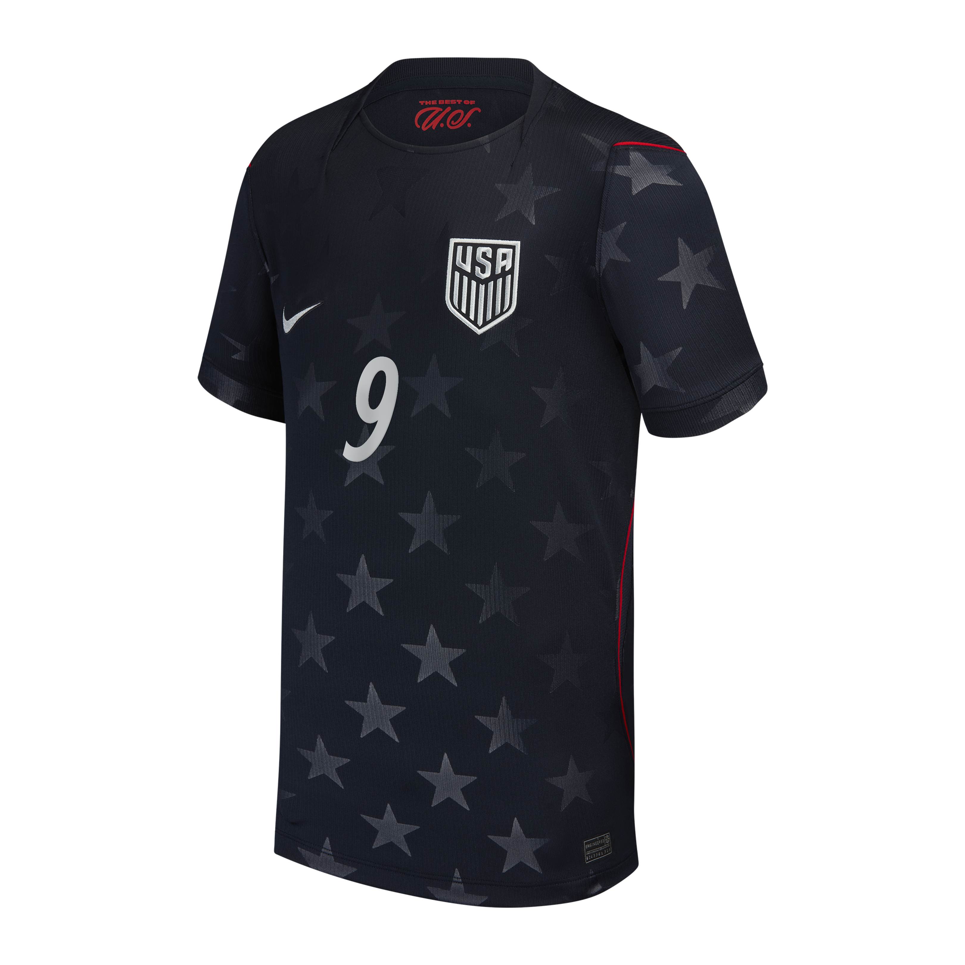 Ricardo Pepi USMNT Youth 2026/27 Away Stadium Replica Jersey - Blue - angle 3