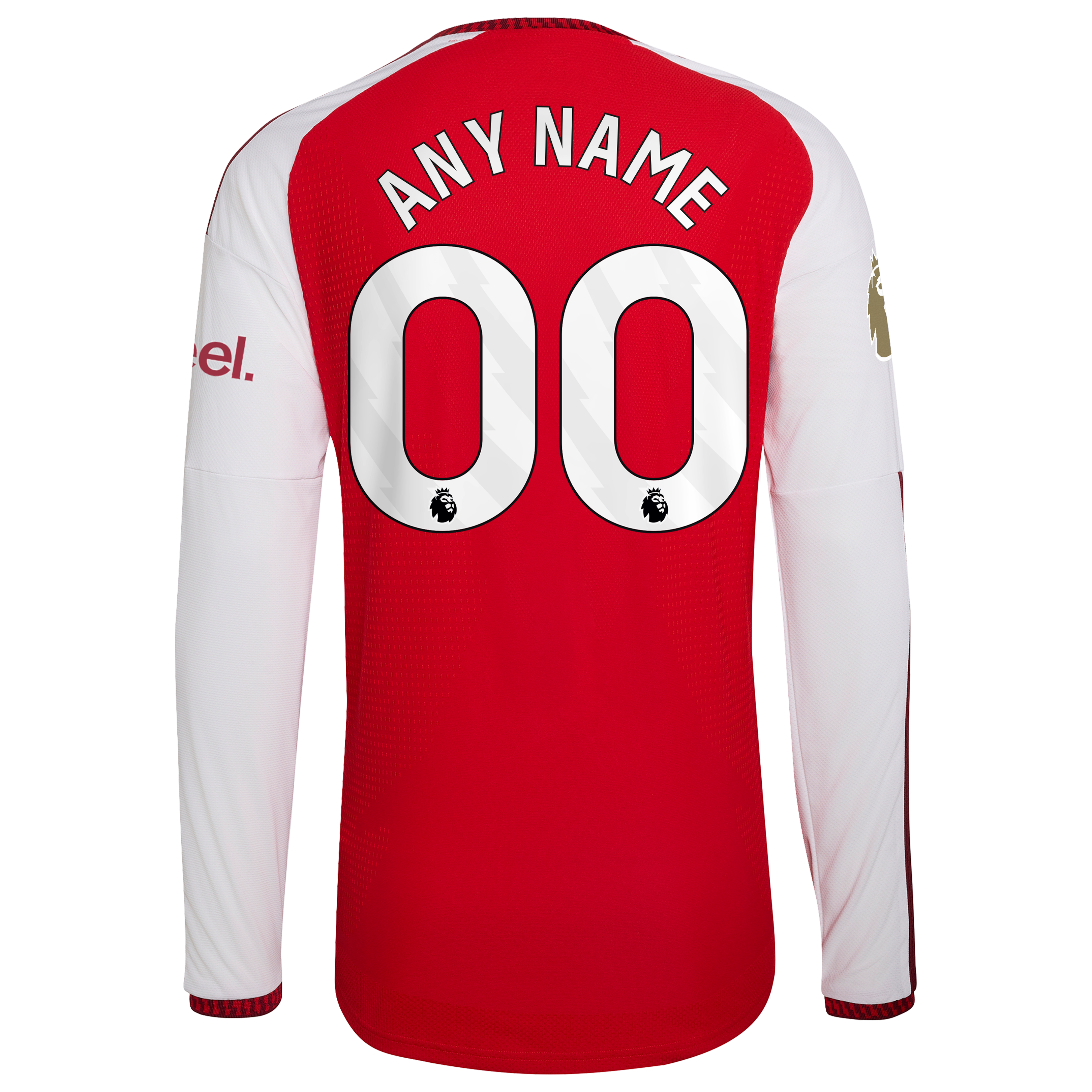 Arsenal 2026/27 Home Custom Long Sleeve Jersey - Red - angle 4