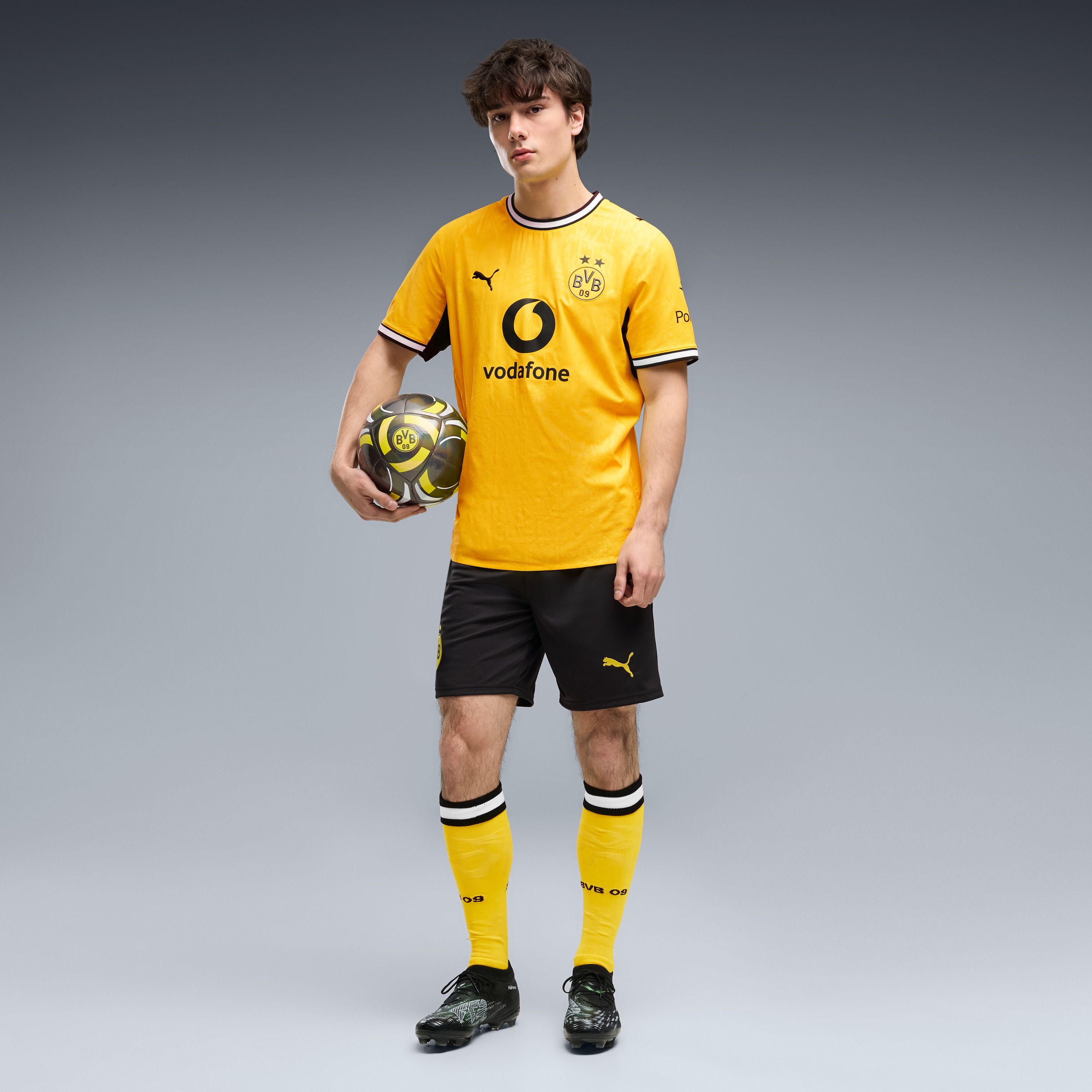 Borussia Dortmund 2026/27 Home On-Field Jersey - Yellow - angle 5