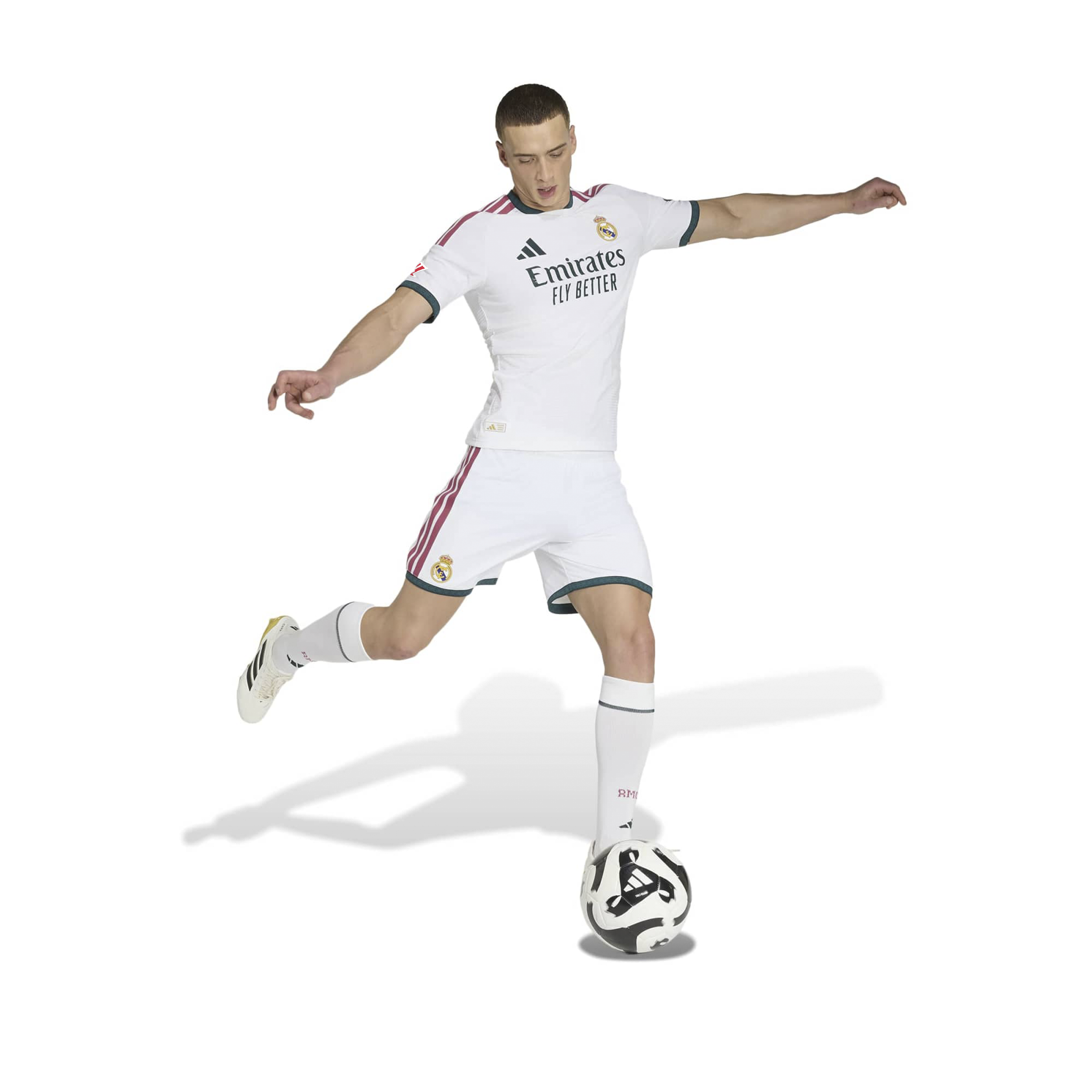 Real Madrid 2026/27 Home On-Field Patch Jersey - White - angle 4