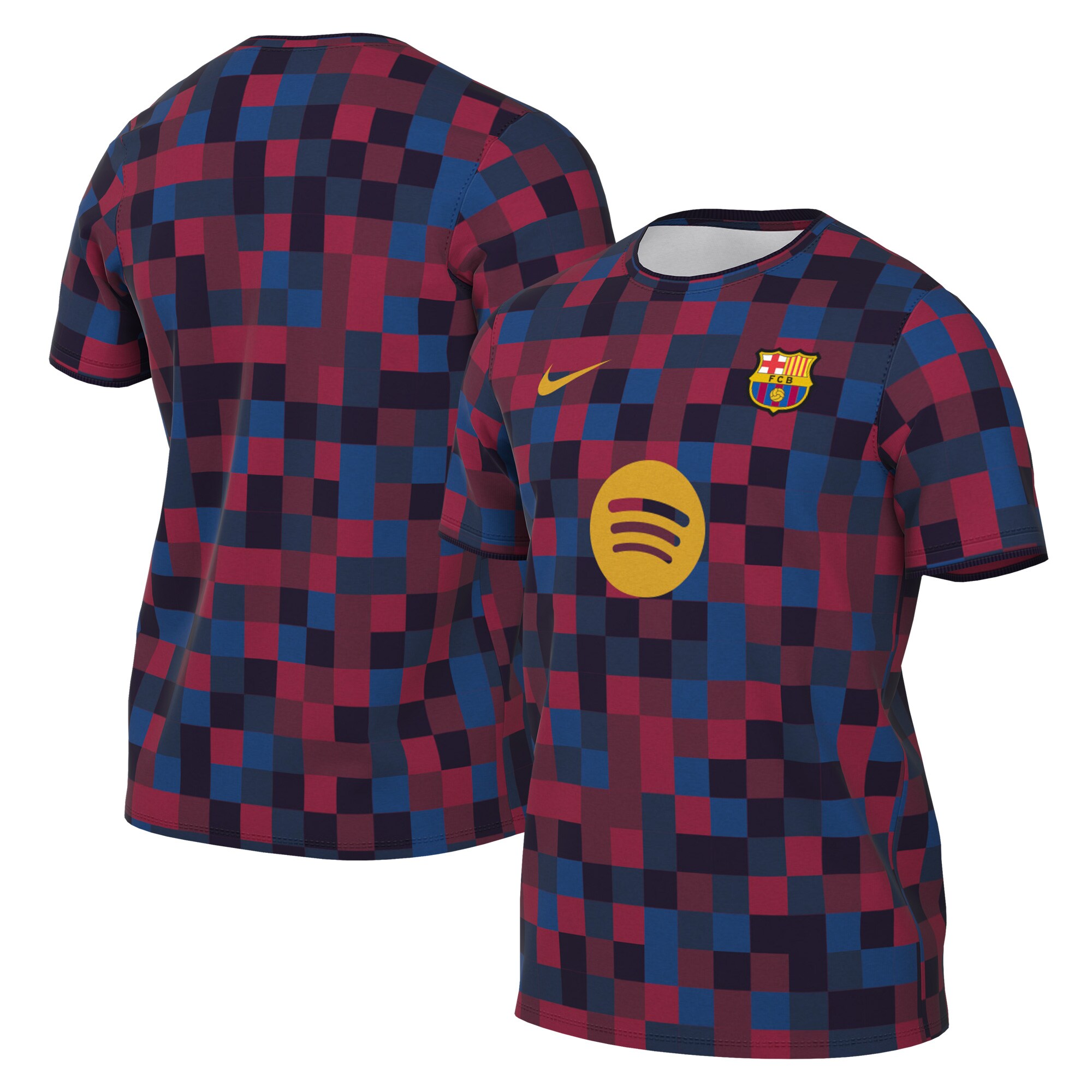 Barcelona 2026/27 Home Pre-Match Jersey Top - Garnet - angle 2