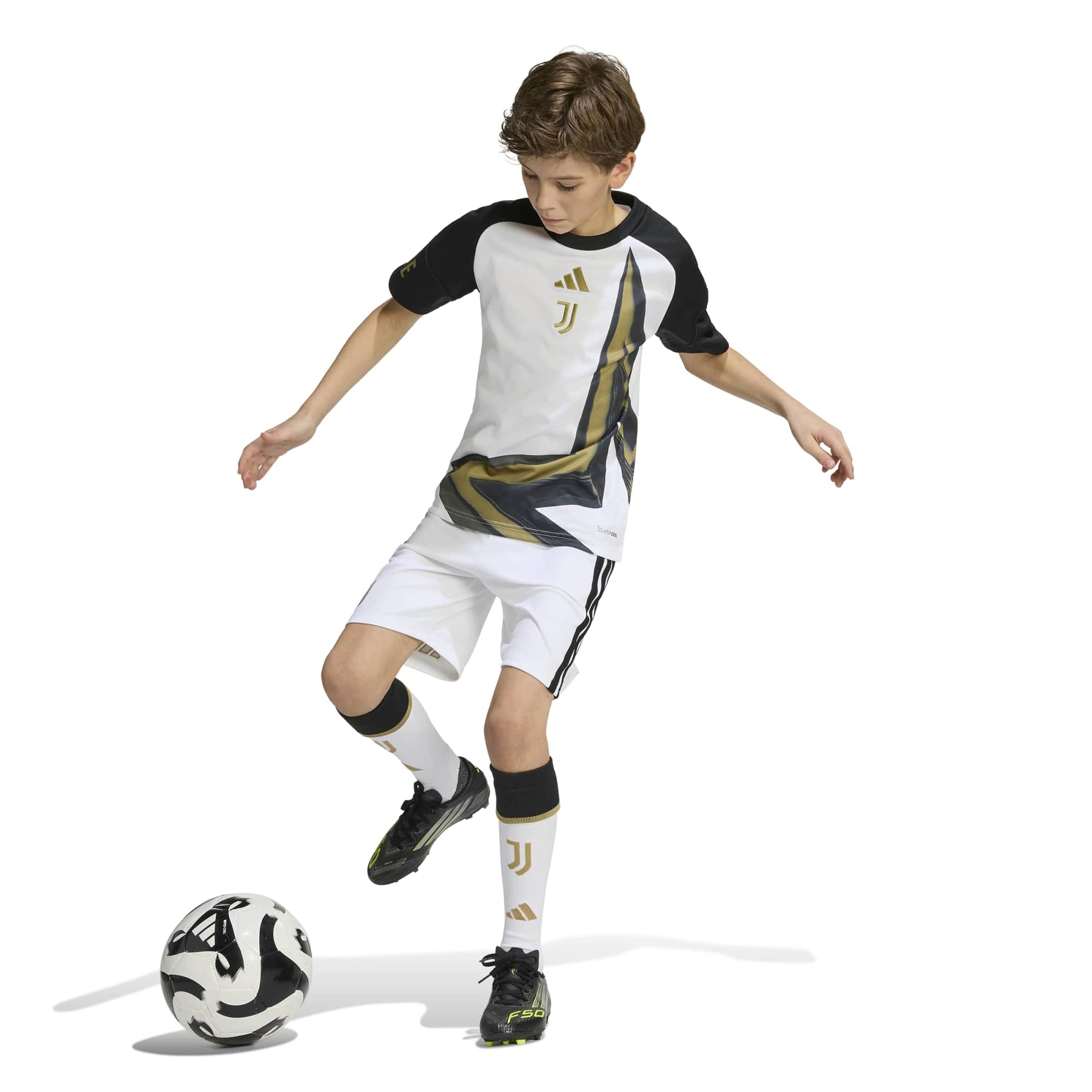 Juventus Youth 2026/27 Home Pre-Match Training Jersey - White - angle 5