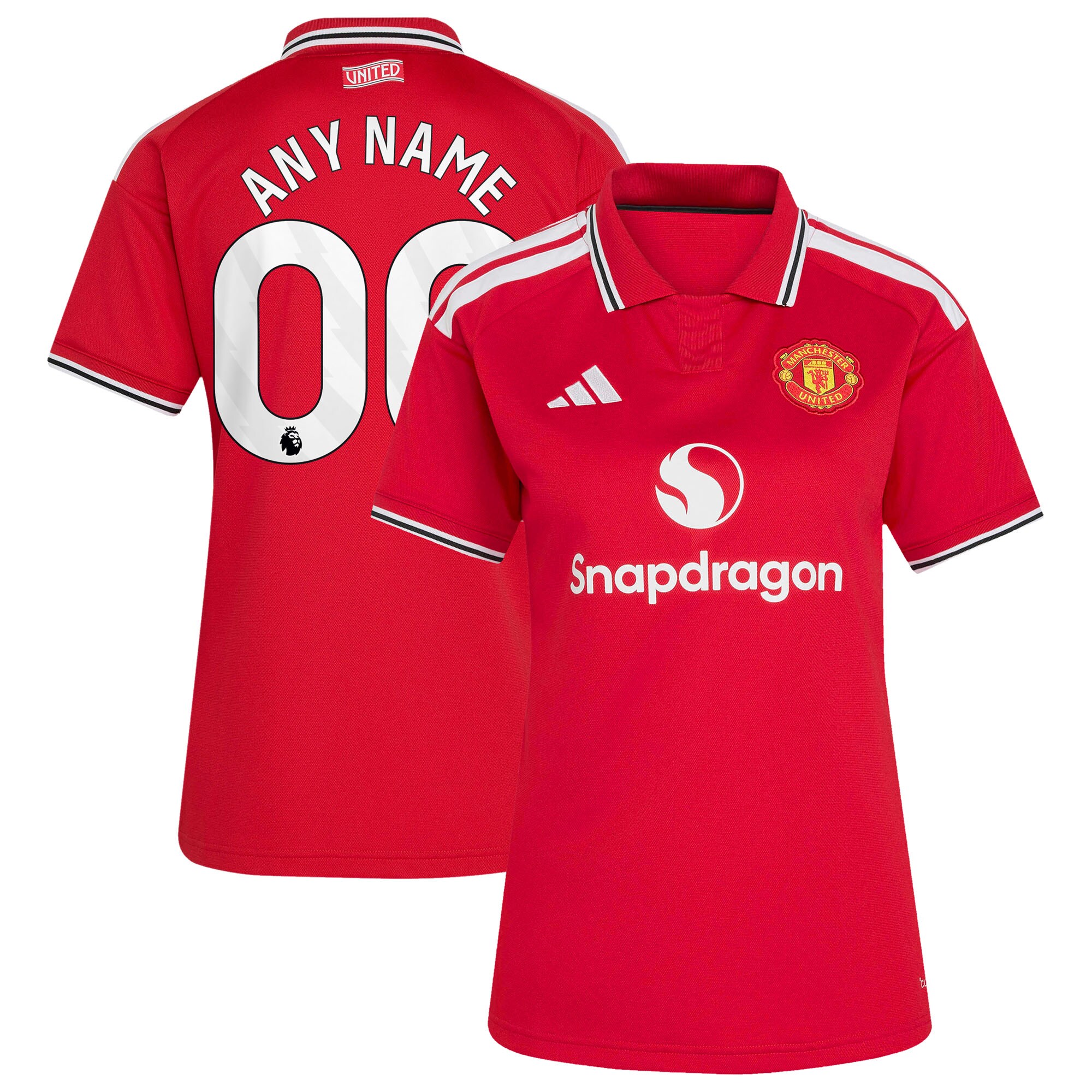 Manchester United Women's 2026/27 Home Replica Custom Jersey - Red - angle 2