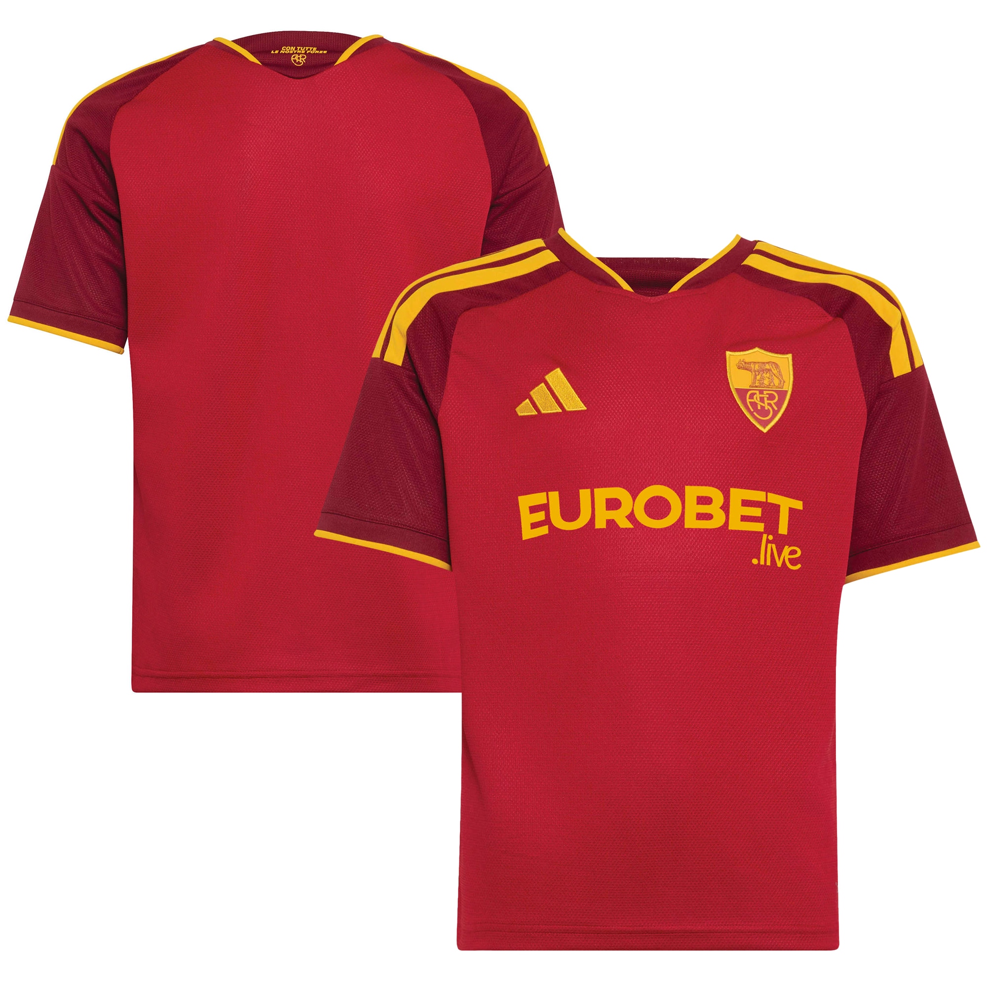 AS Roma Home Soccer Jersey 2026/27 - Red | FanWearStyle