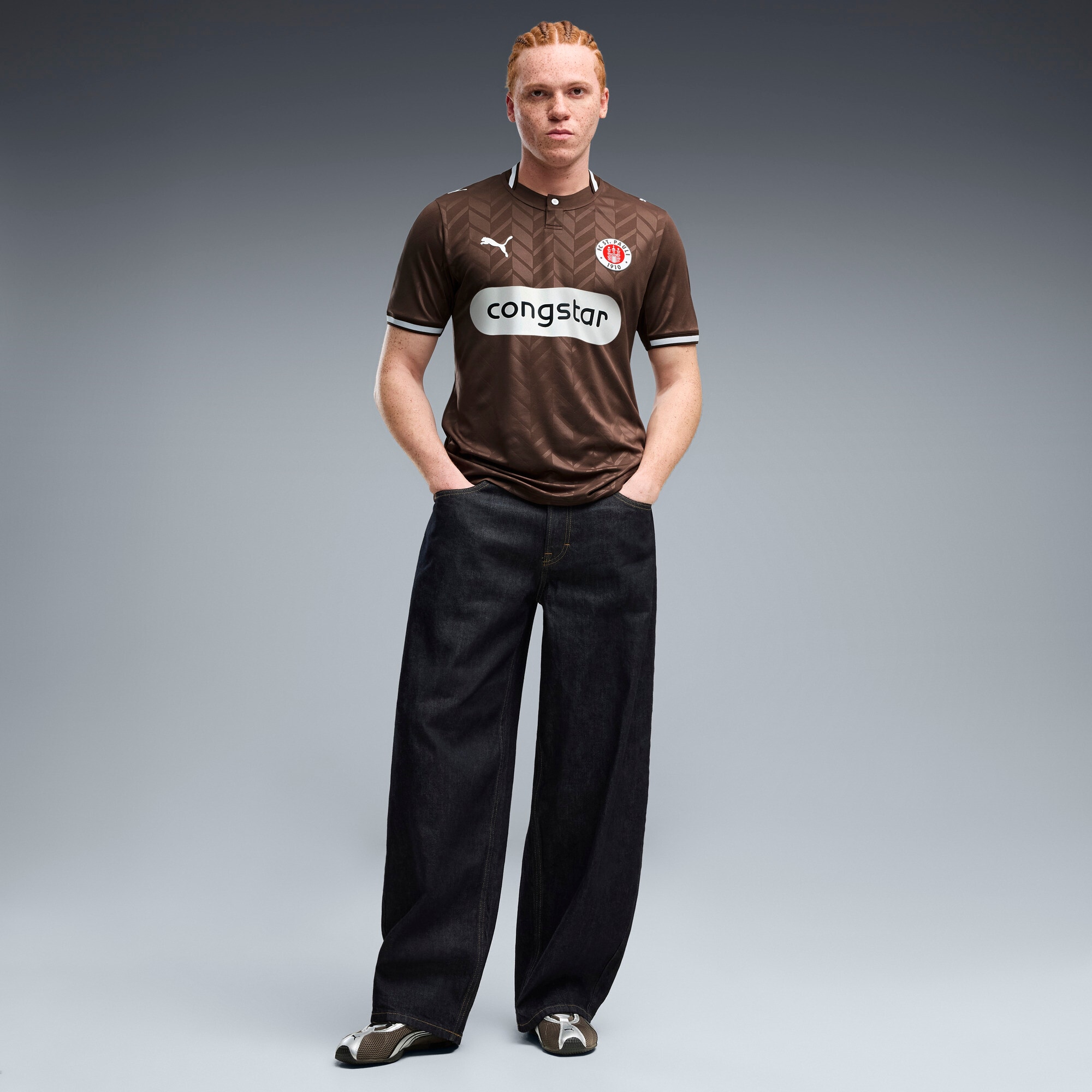 St. Pauli 2026/27 Home Replica Jersey - Brown - angle 5