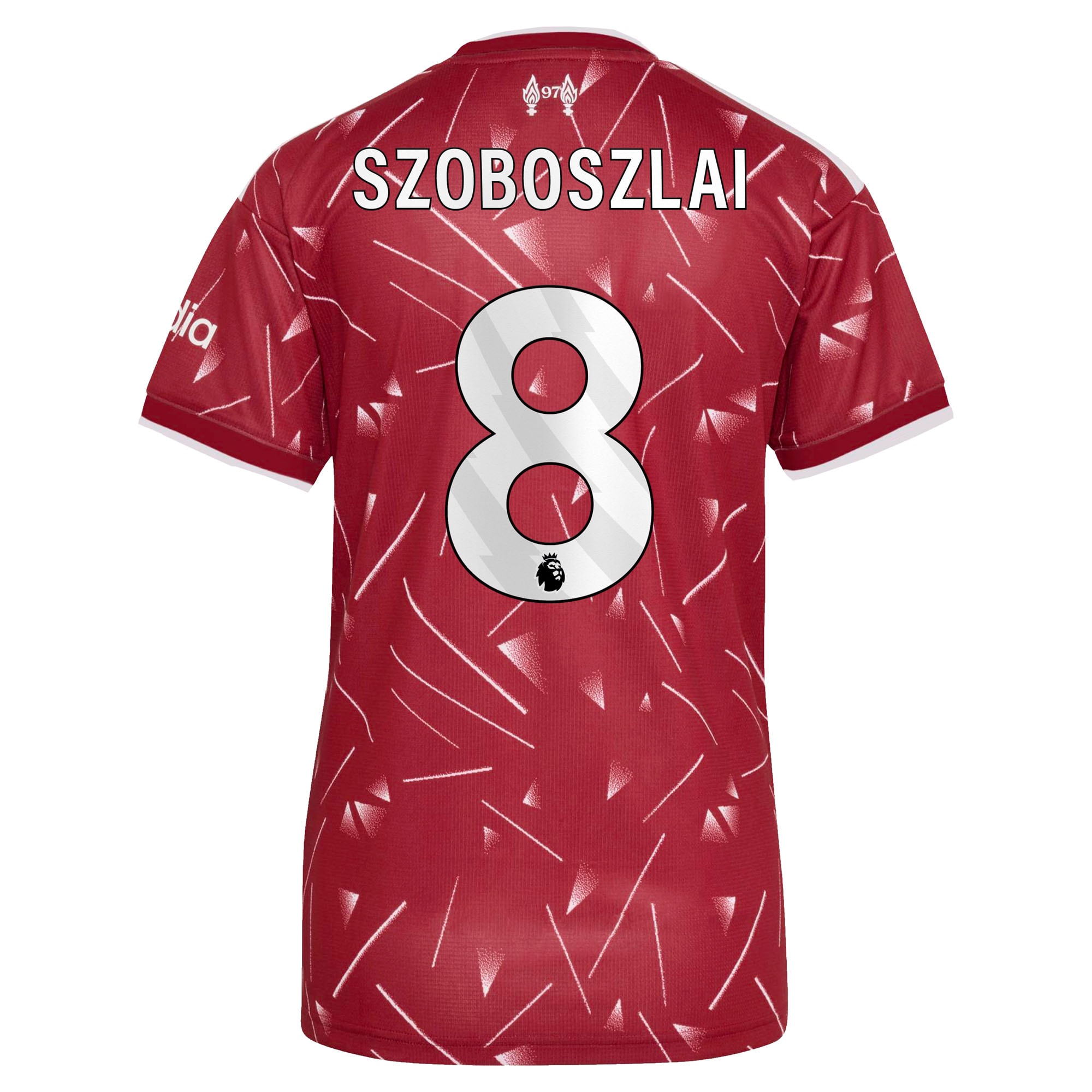 Dominik Szoboszlai Liverpool Women's 2026/27 Home Replica Jersey - Red - angle 5