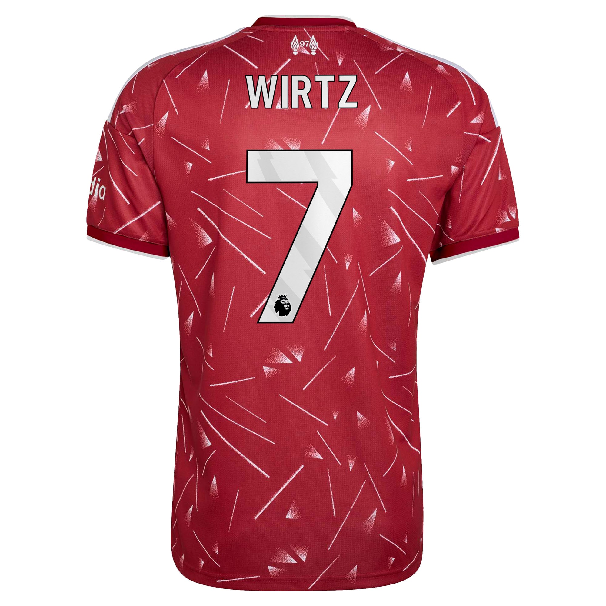 Florian Wirtz Liverpool 2026/27 Home Replica Jersey - Red - angle 4