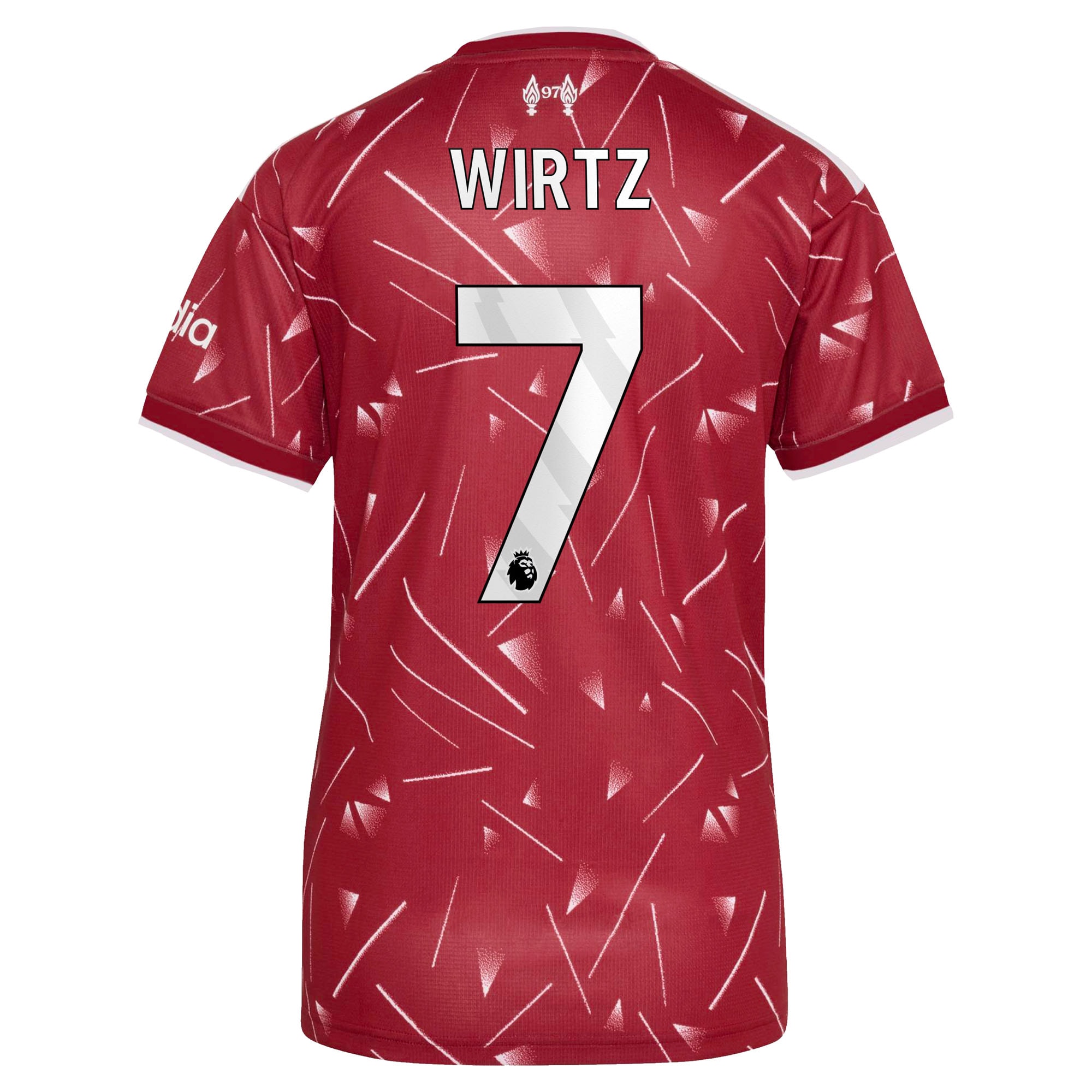 Florian Wirtz Liverpool Women's 2026/27 Home Replica Jersey - Red - angle 5