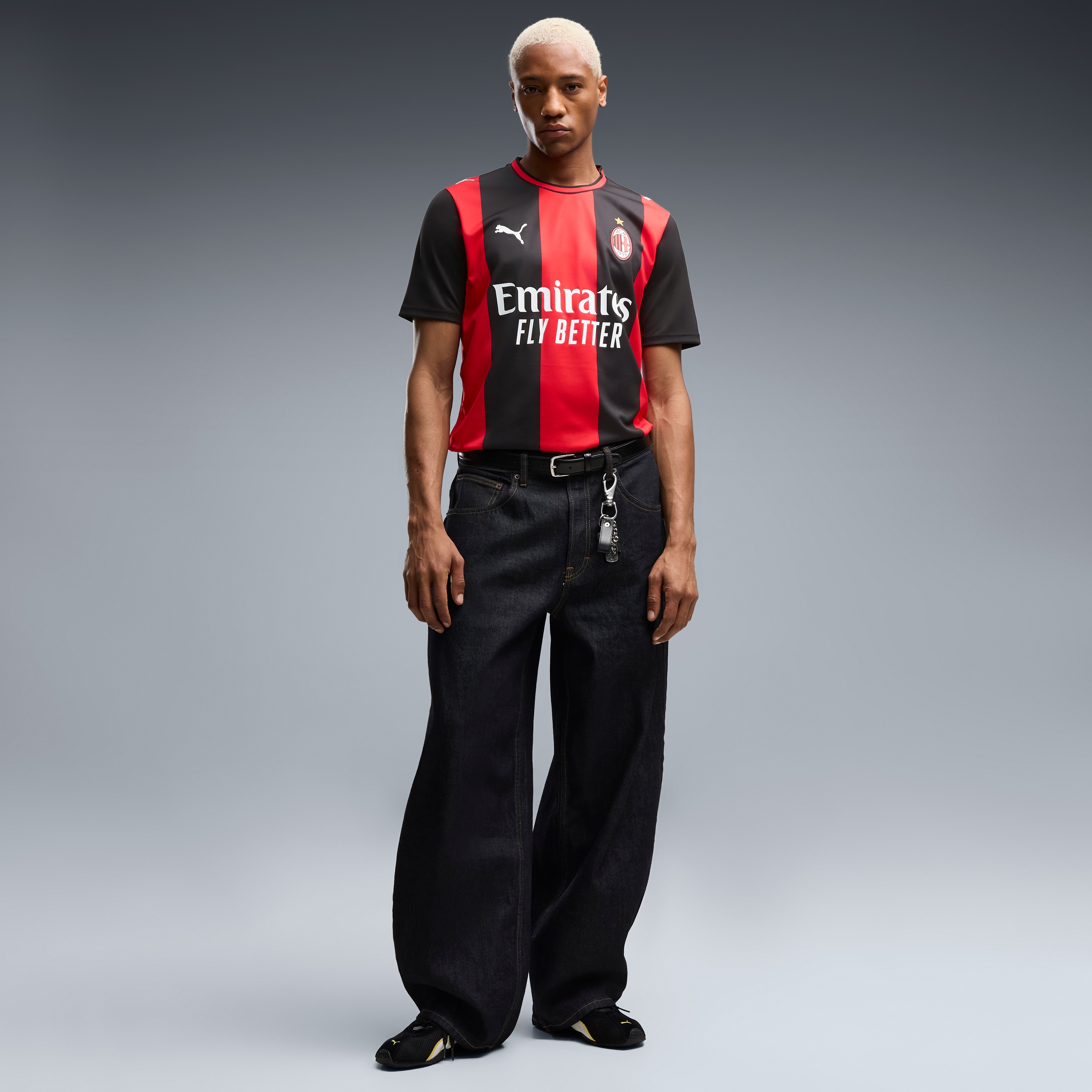 AC Milan 2026/27 Home Replica Jersey - Black/Red - angle 7