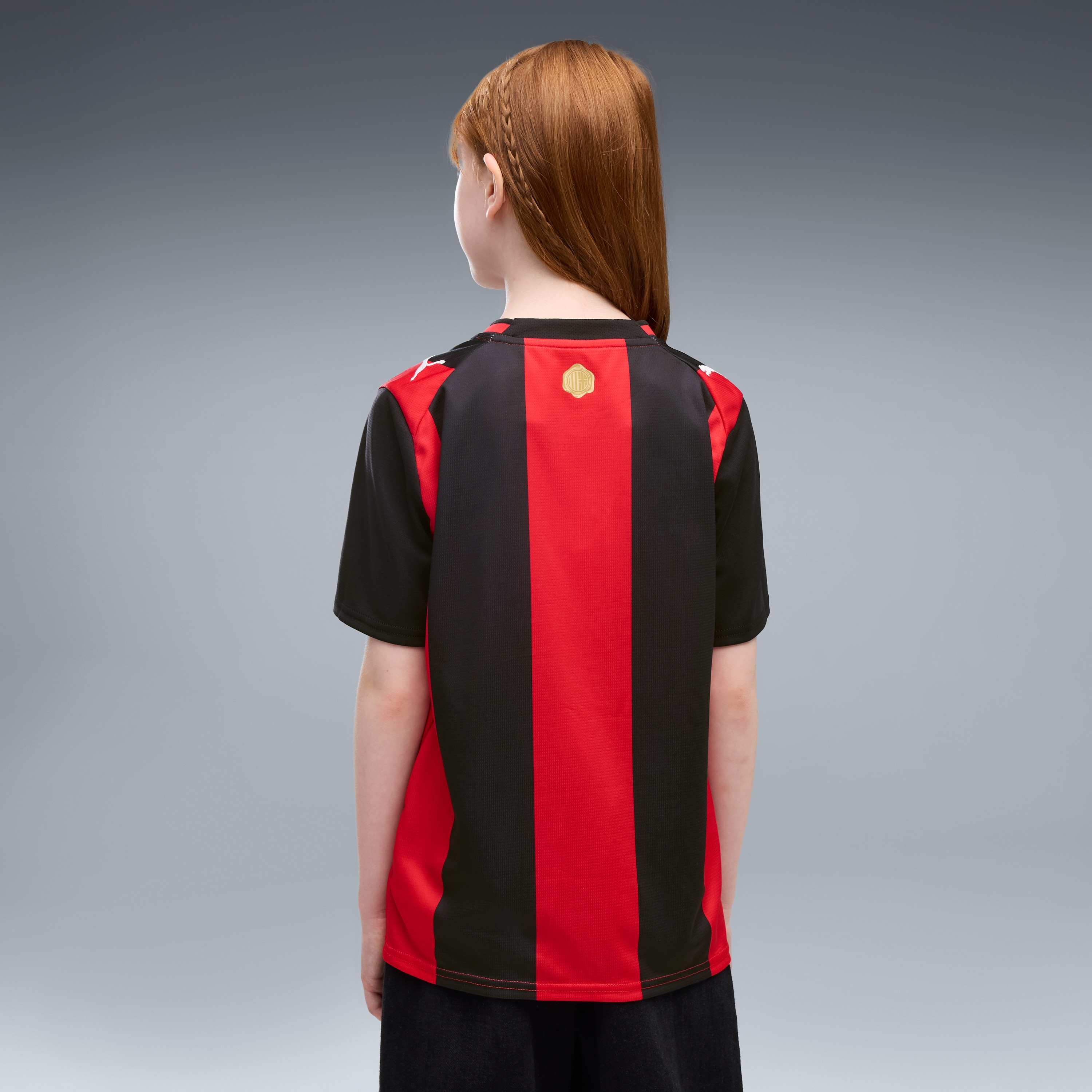 AC Milan Youth 2026/27 Home Replica Jersey - Black/Red - angle 4