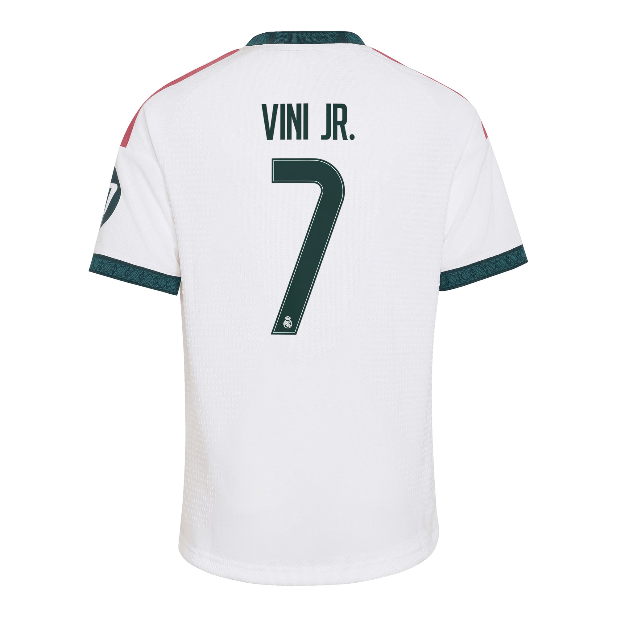 Vini Jr. Real Madrid Youth 2026/27 Home Replica Jersey - White - angle 5